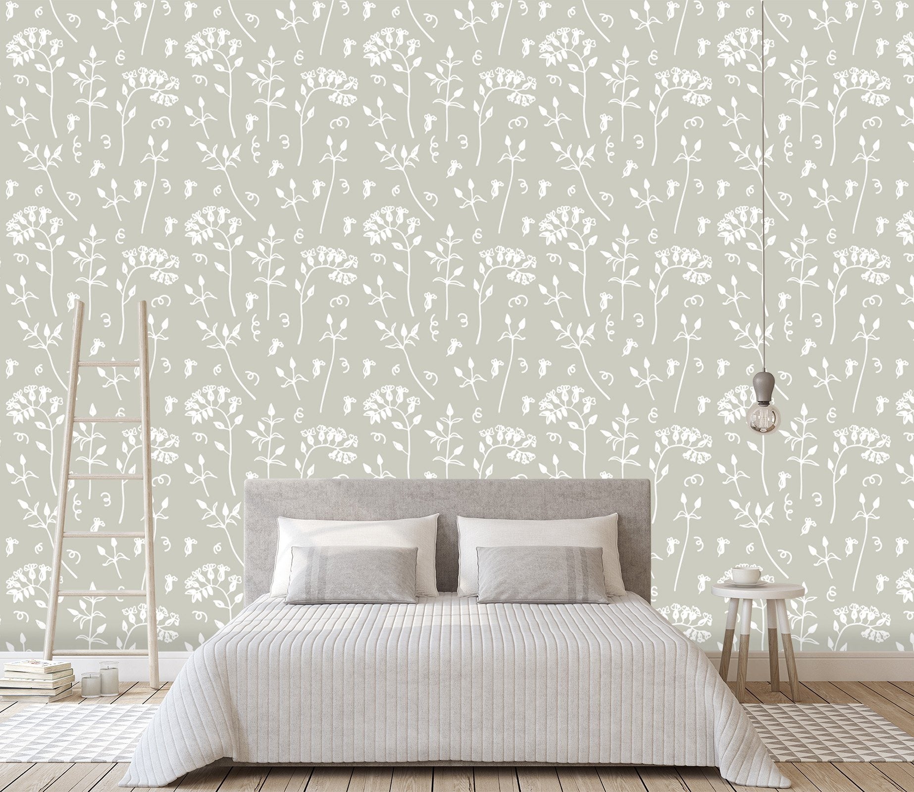 3D White Small Flower 520 Wallpaper AJ Wallpaper 