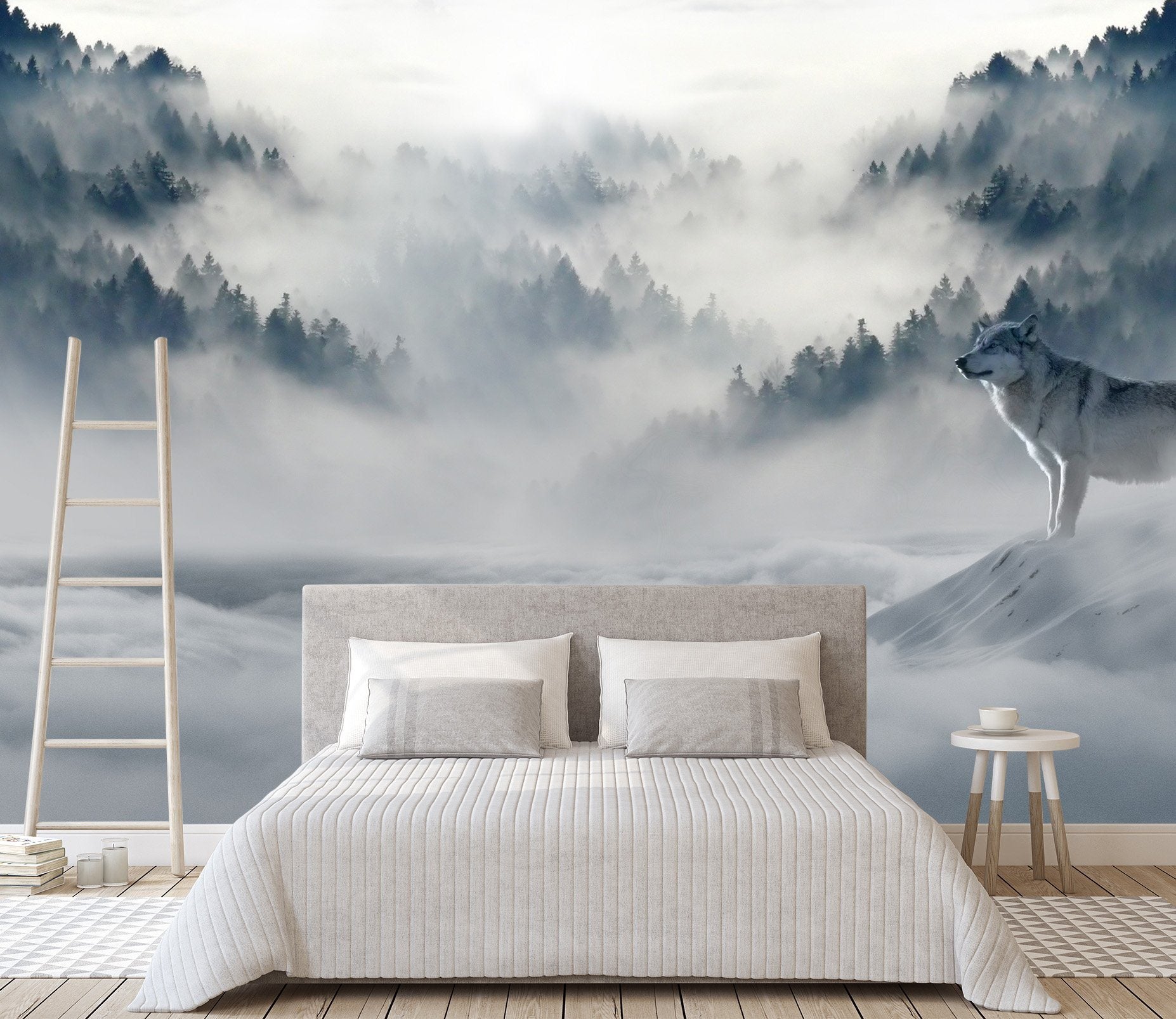 3D Ferocious Wolf 040 Wallpaper AJ Wallpaper 