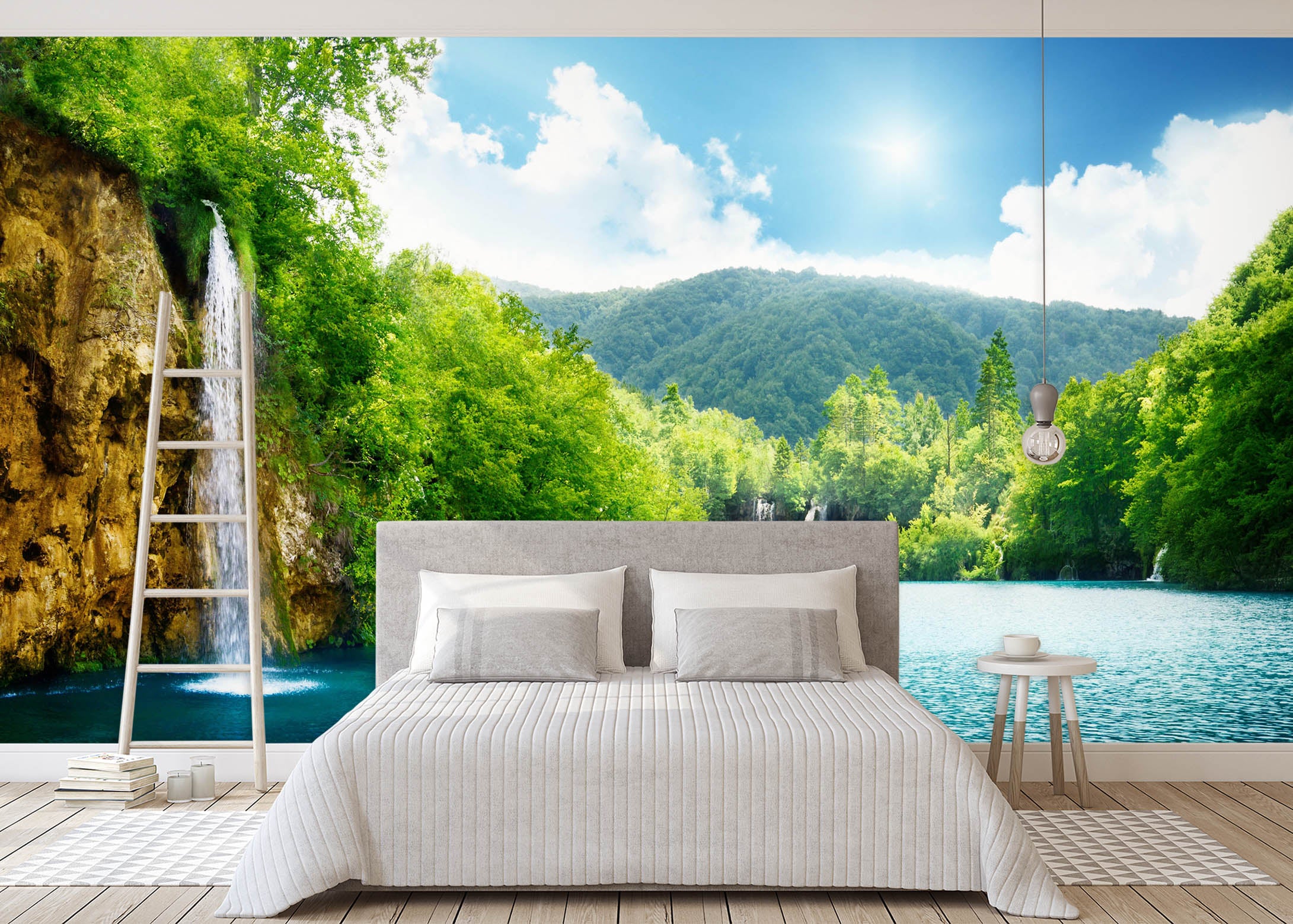 3D MountainTree 58186 Wall Murals