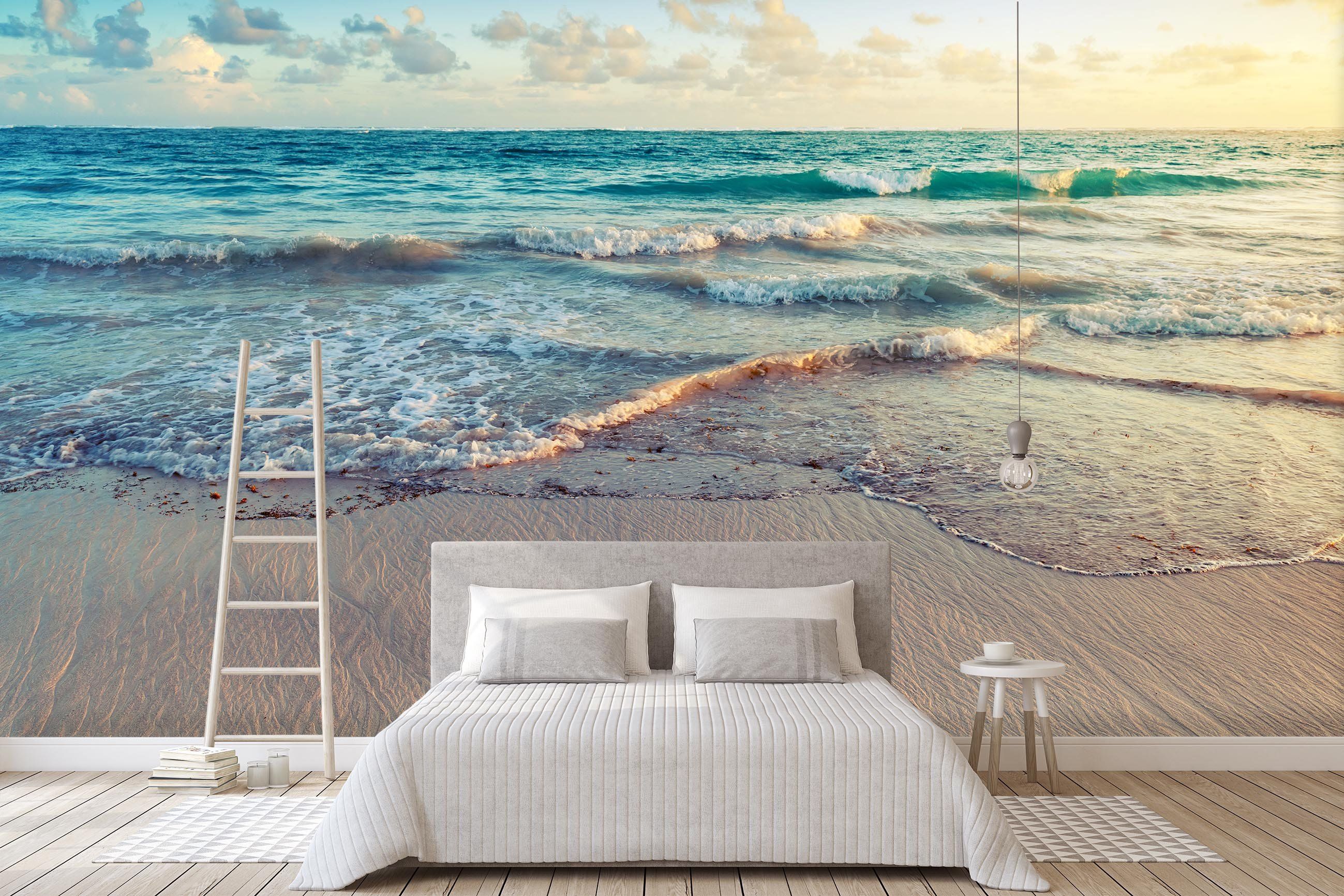 3D Beach High Tide 702 Wallpaper AJ Wallpaper 