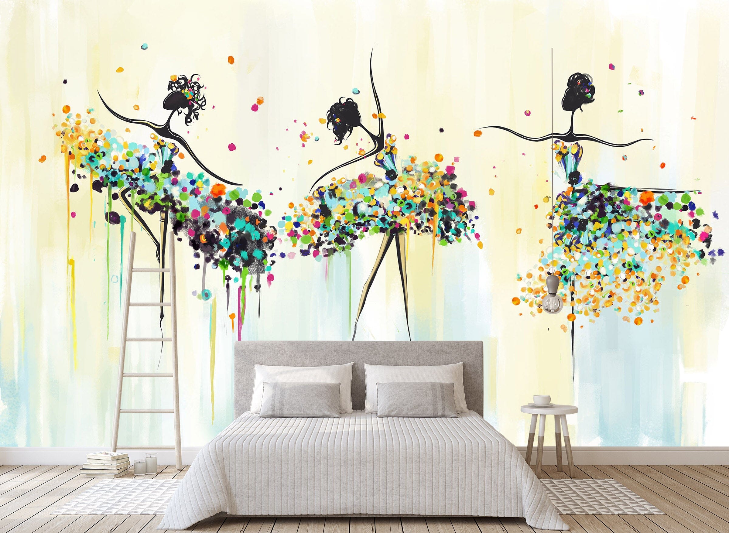 3D Painted Dancer 1606 Wall Murals Wallpaper AJ Wallpaper 2 