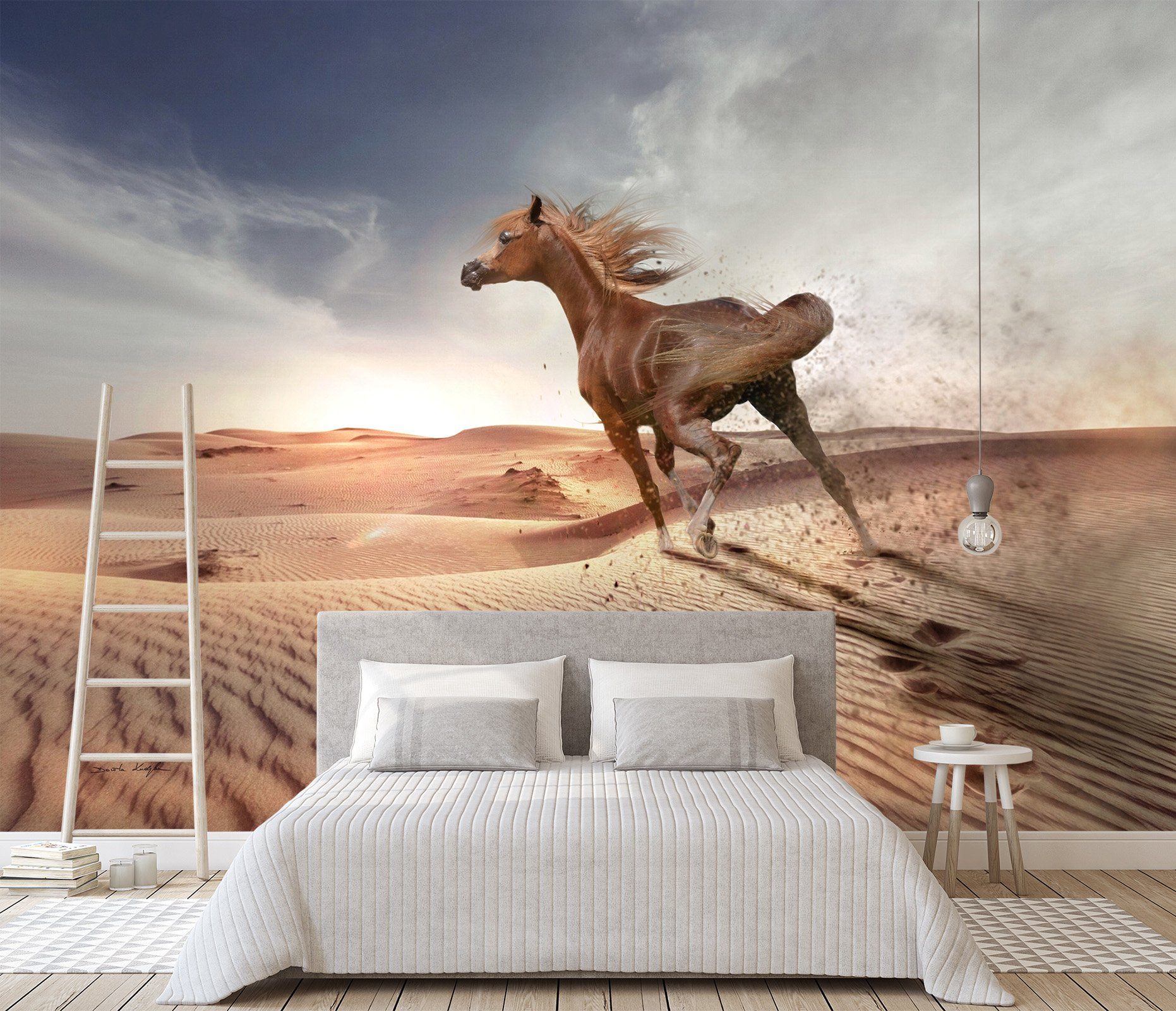3D Desert Horse 134 Wallpaper AJ Wallpaper 