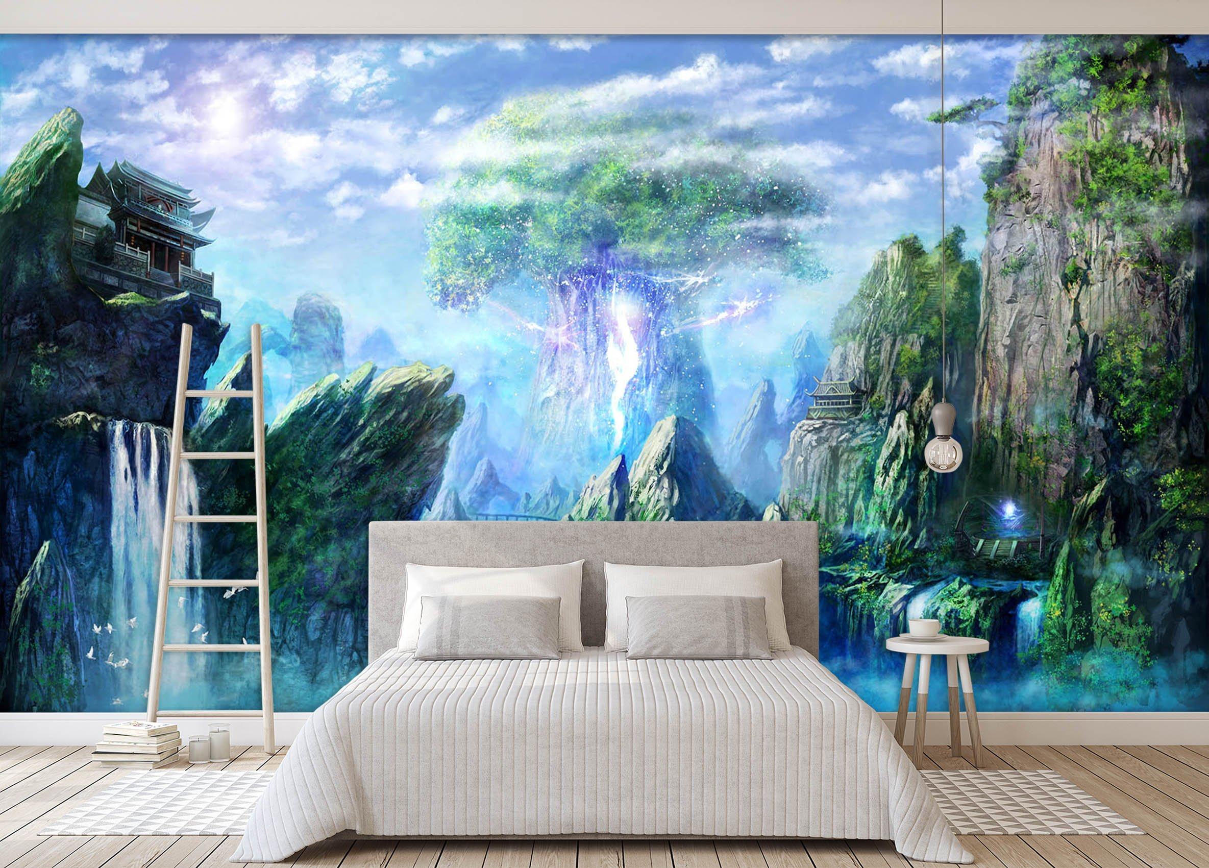 3D Cliff Forest 507 Wallpaper AJ Wallpaper 2 