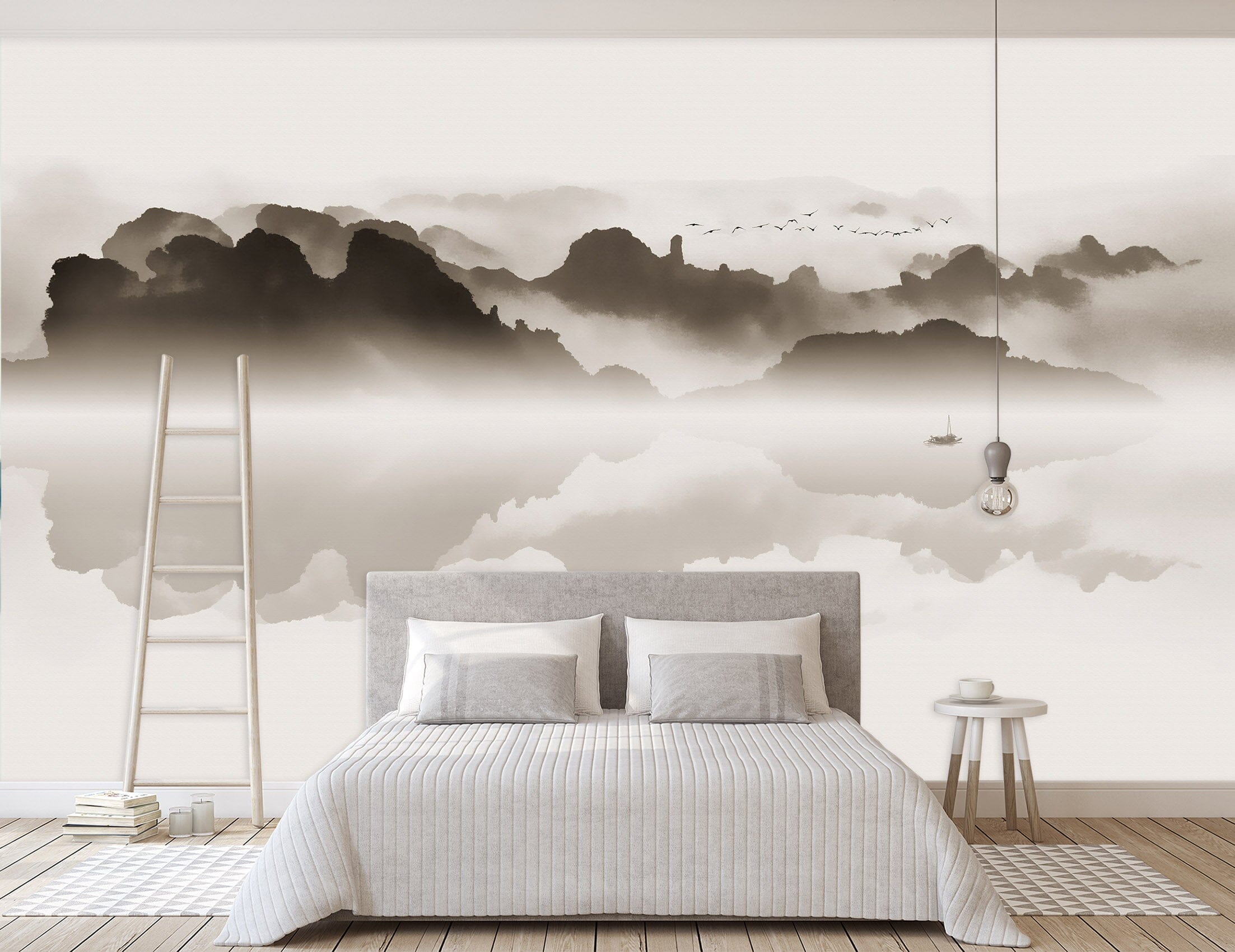 3D Mountain River 1434 Wall Murals Wallpaper AJ Wallpaper 2 