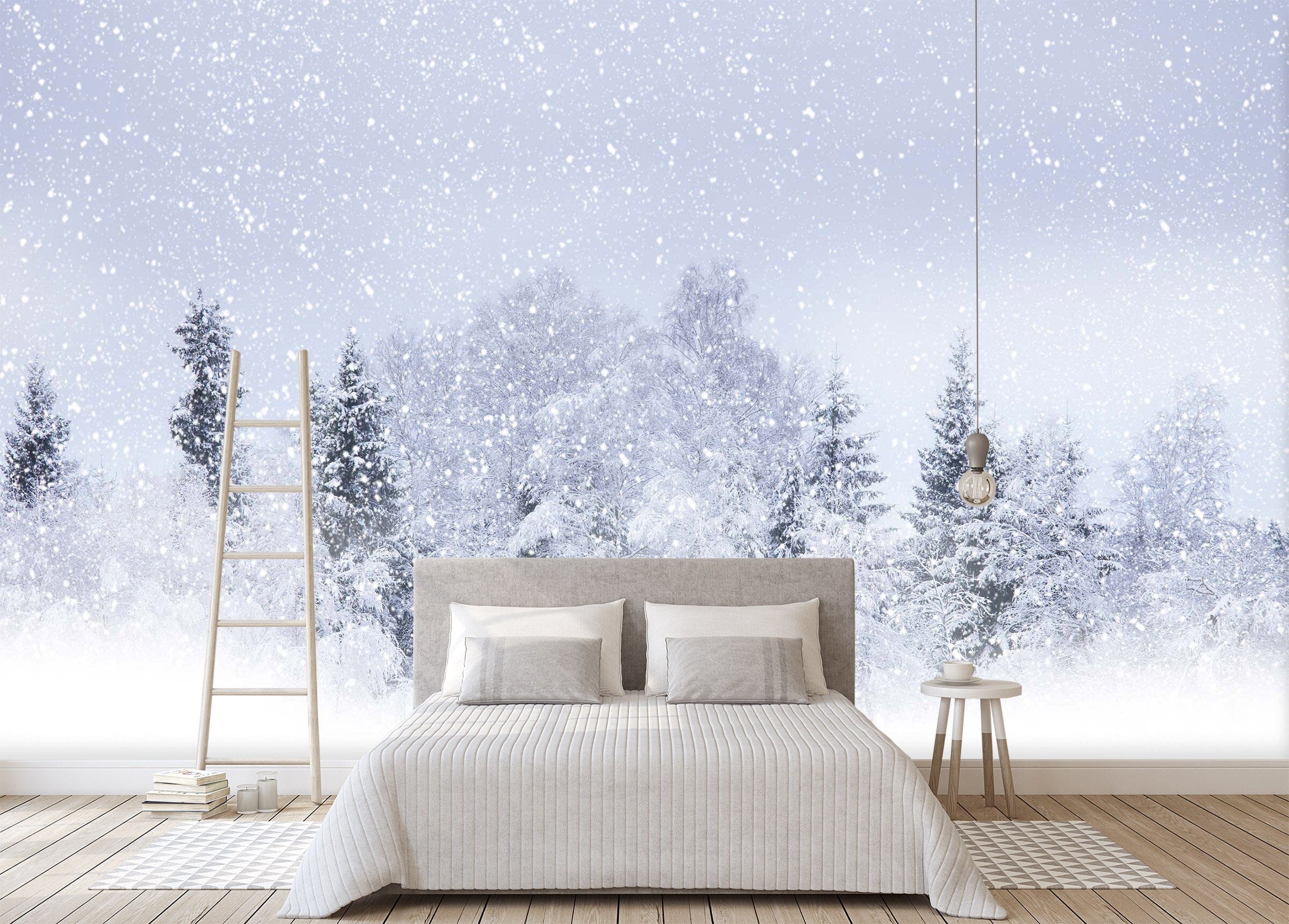 3D Snow Scene 1650 Wall Murals Wallpaper AJ Wallpaper 2 