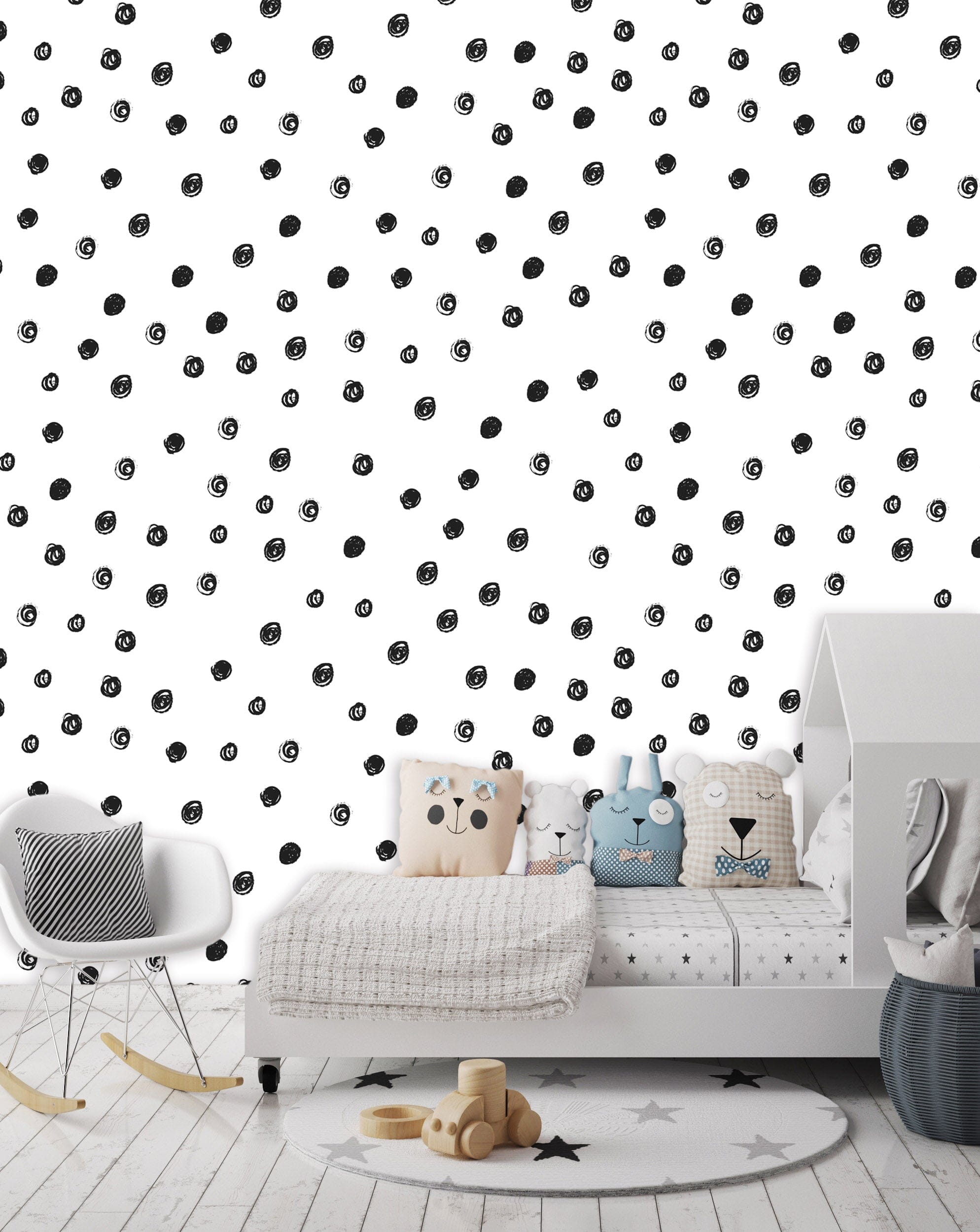 3D Black Dots 313 Wallpaper AJ Wallpaper 2 
