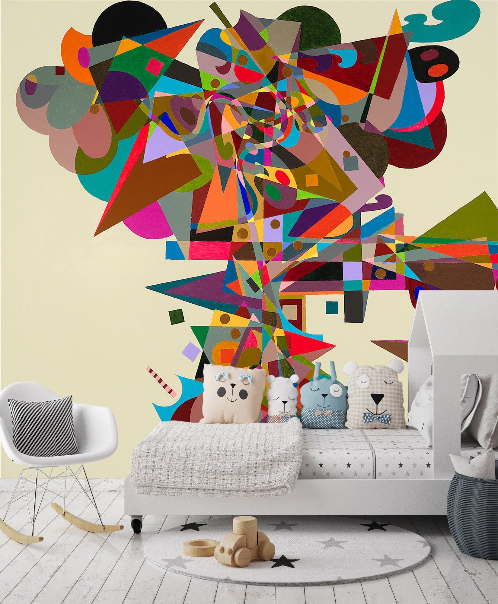 3D Color Pattern 254 Allan P. Friedlander Wall Mural Wall Murals Wallpaper AJ Wallpaper 2 