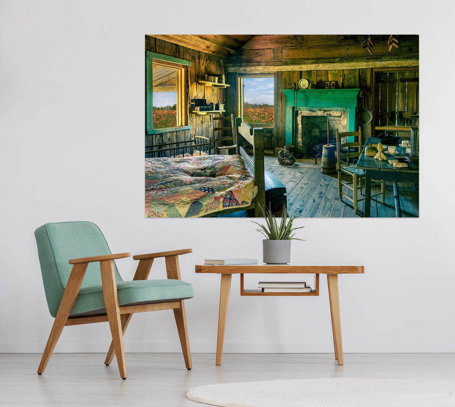 3D Outdoor Cabin 4034 Beth Sheridan Wall Sticker