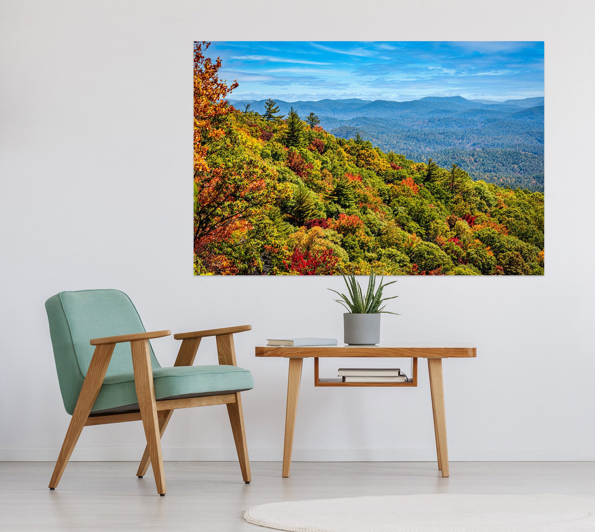 3D Mountain Forest 4045 Beth Sheridan Wall Sticker