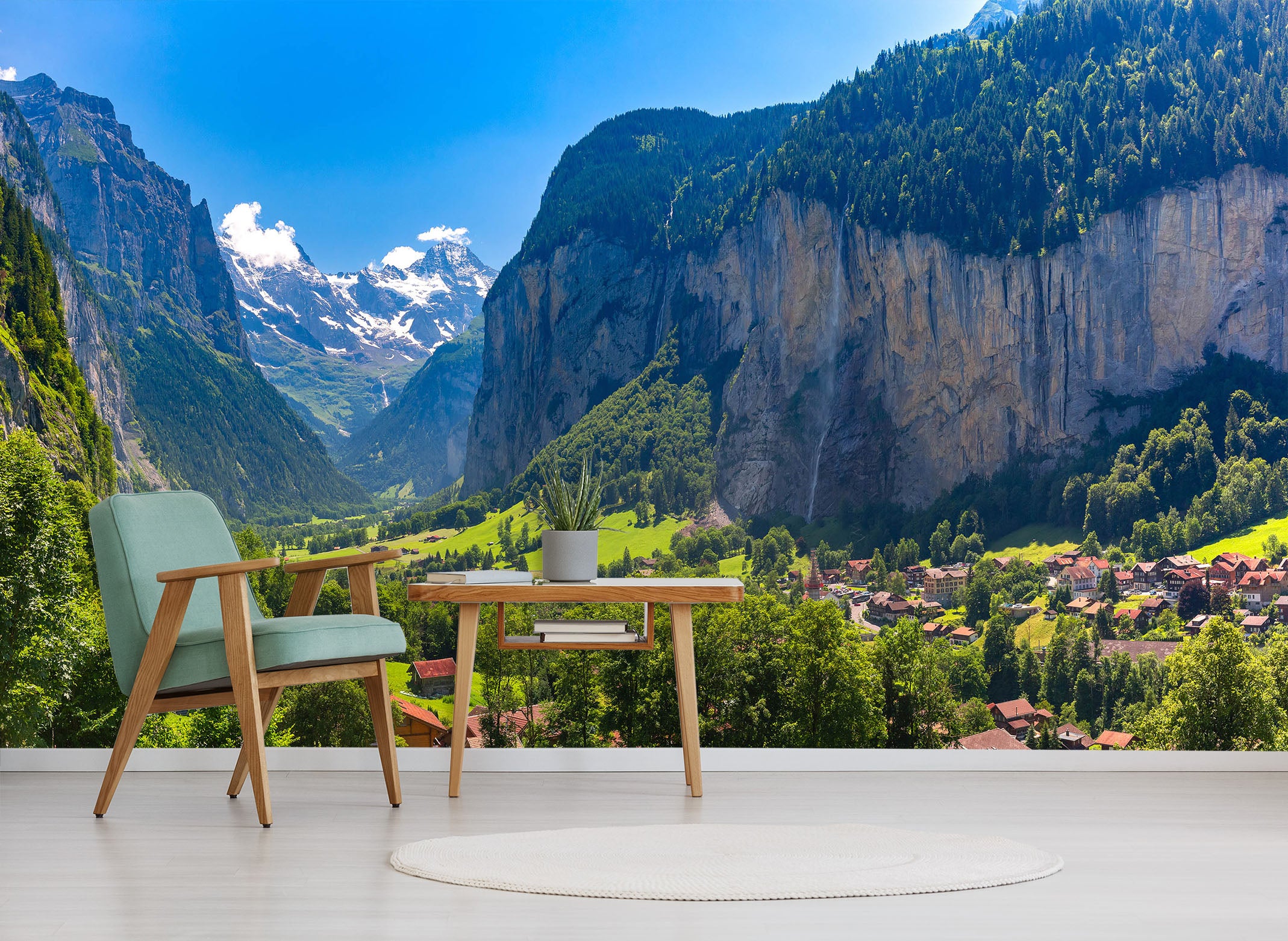 3D Mountains 58182 Wall Murals