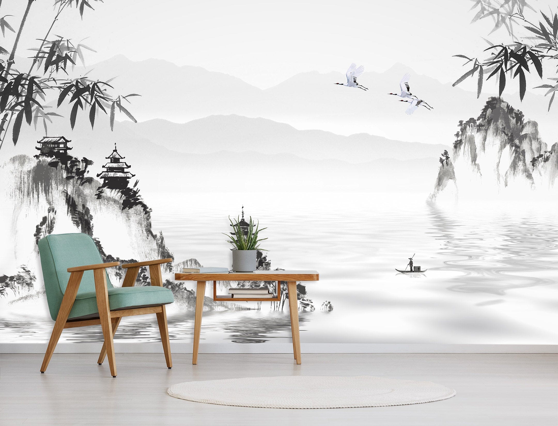 3D Valley Bamboo Forest 1625 Wall Murals Wallpaper AJ Wallpaper 2 