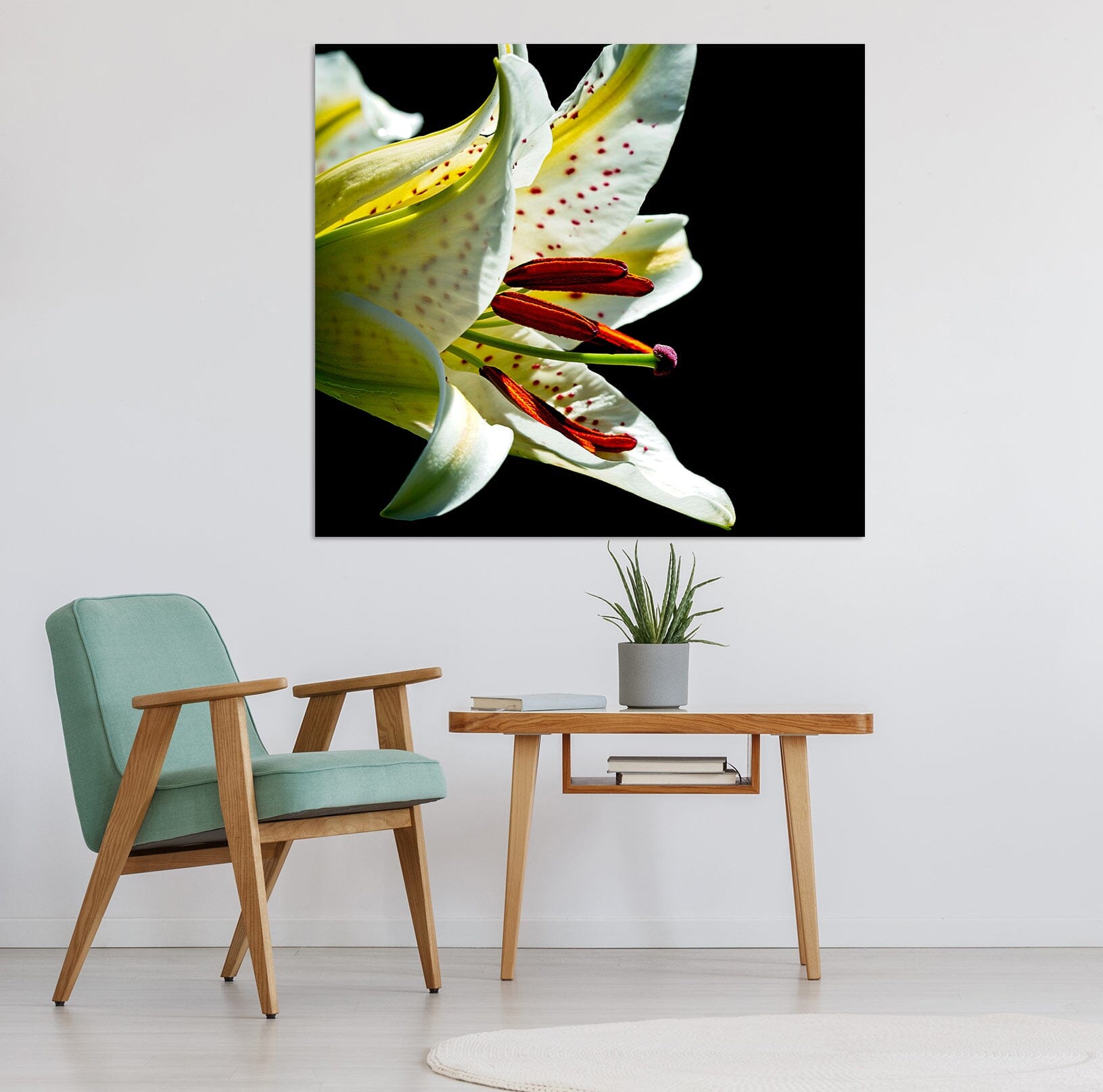 3D Lily Blossoms 031 Kathy Barefield Wall Sticker Wallpaper AJ Wallpaper 2 