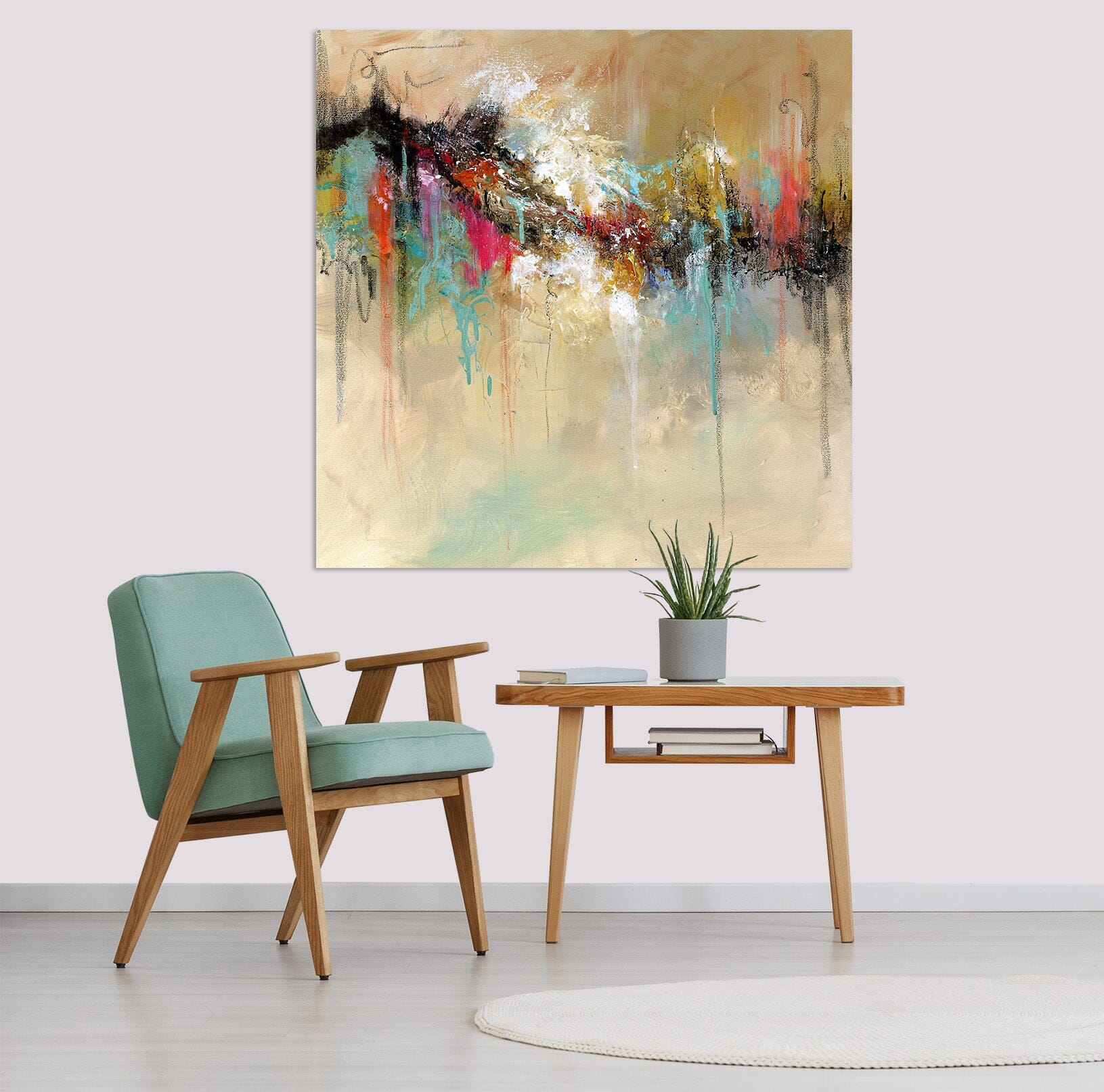 3D Color Graffiti 005 Anne Farrall Doyle Wall Sticker Wallpaper AJ Wallpaper 2 