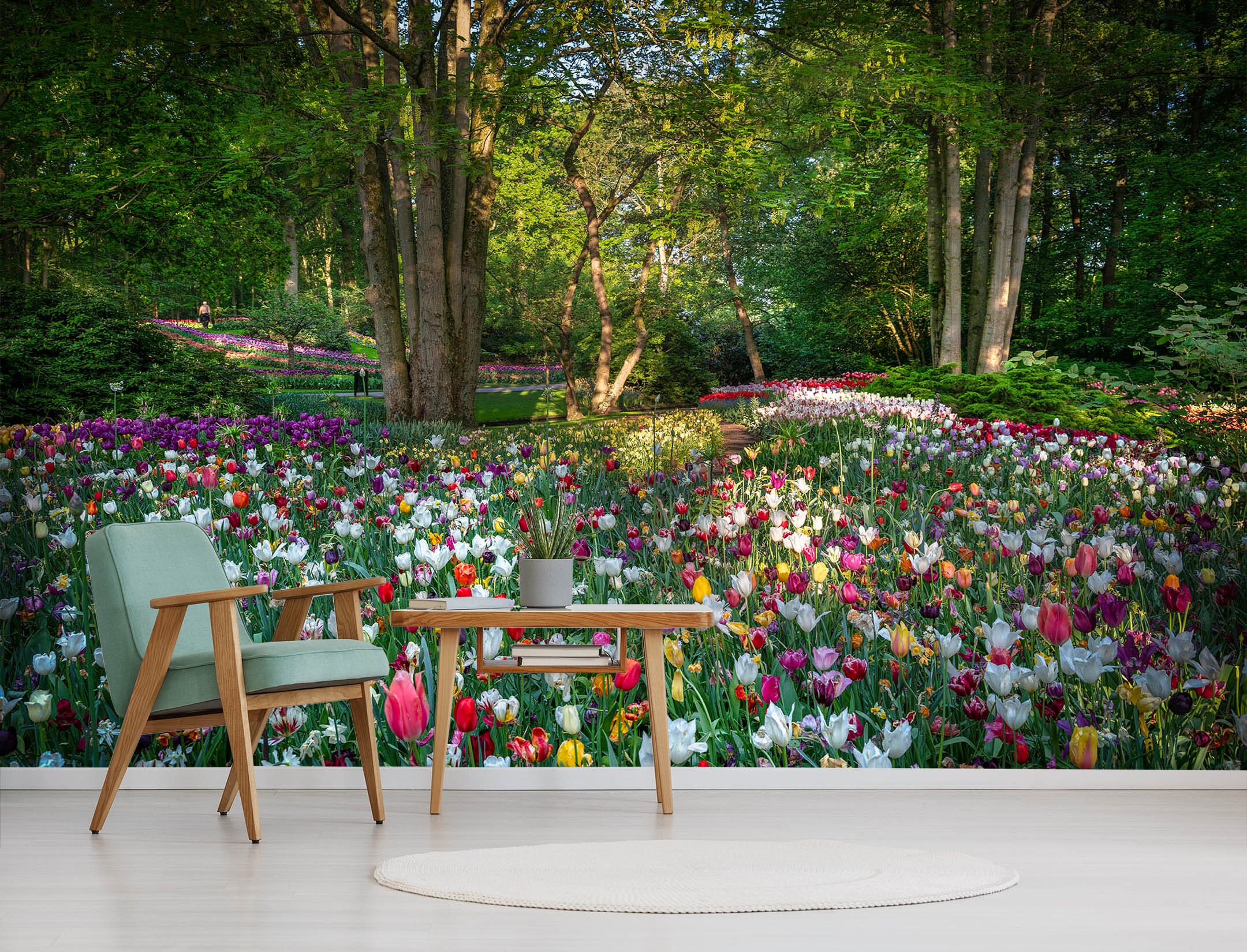 3D Forest Garden 1417 Marco Carmassi Wall Mural Wall Murals Wallpaper AJ Wallpaper 2 