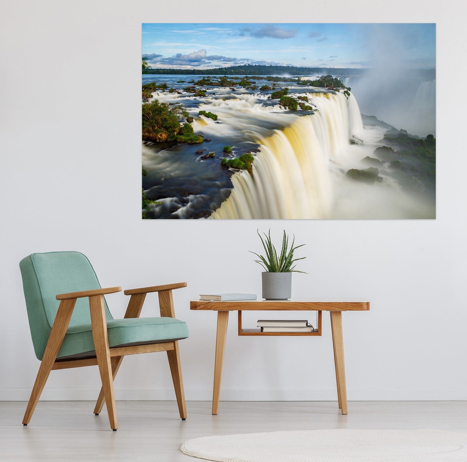 3D Ferocious Waterfall 1064 Wall Sticker Wallpaper AJ Wallpaper 2 