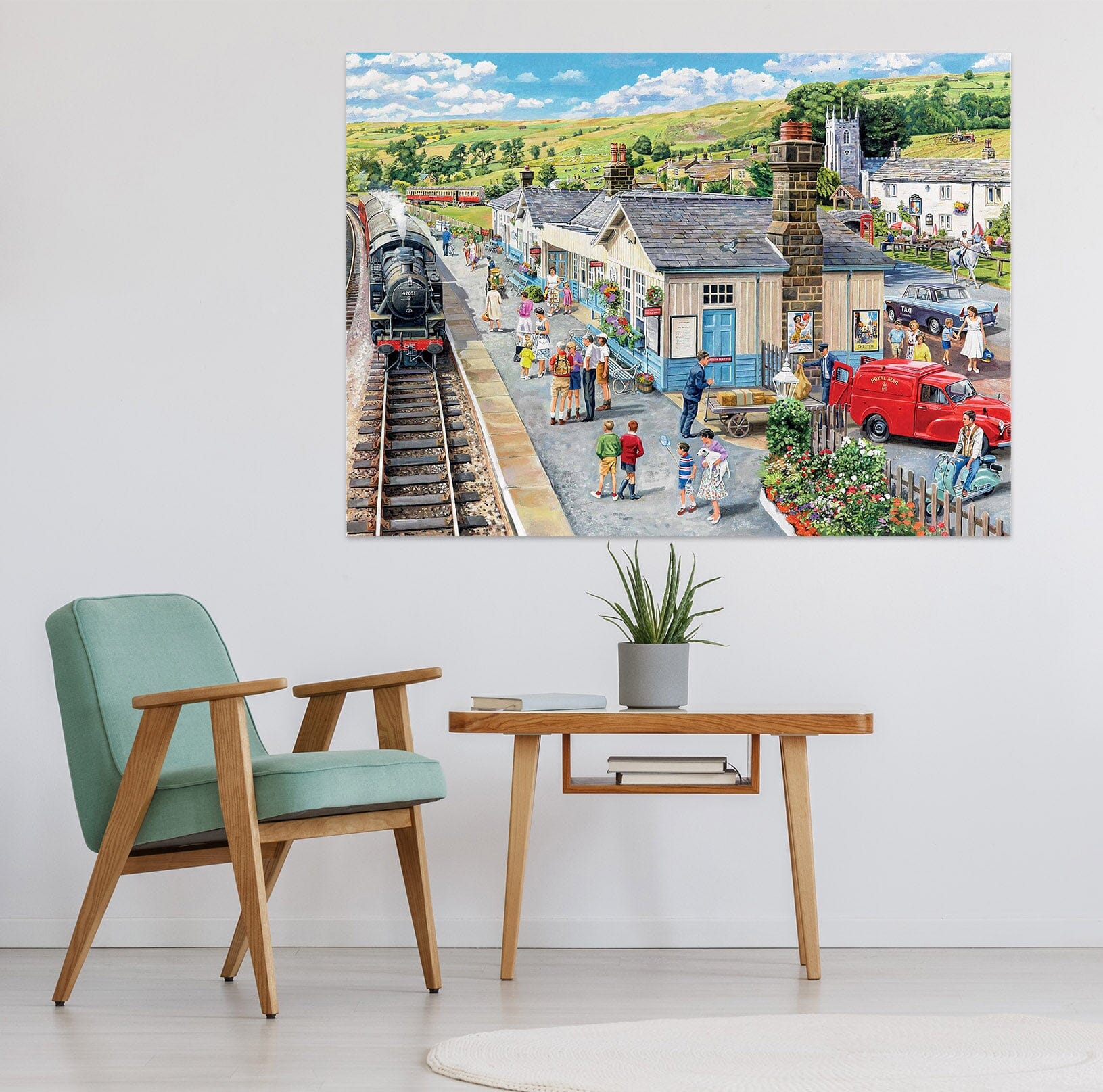 3D The Village Station 085 Trevor Mitchell Wall Sticker Wallpaper AJ Wallpaper 2 