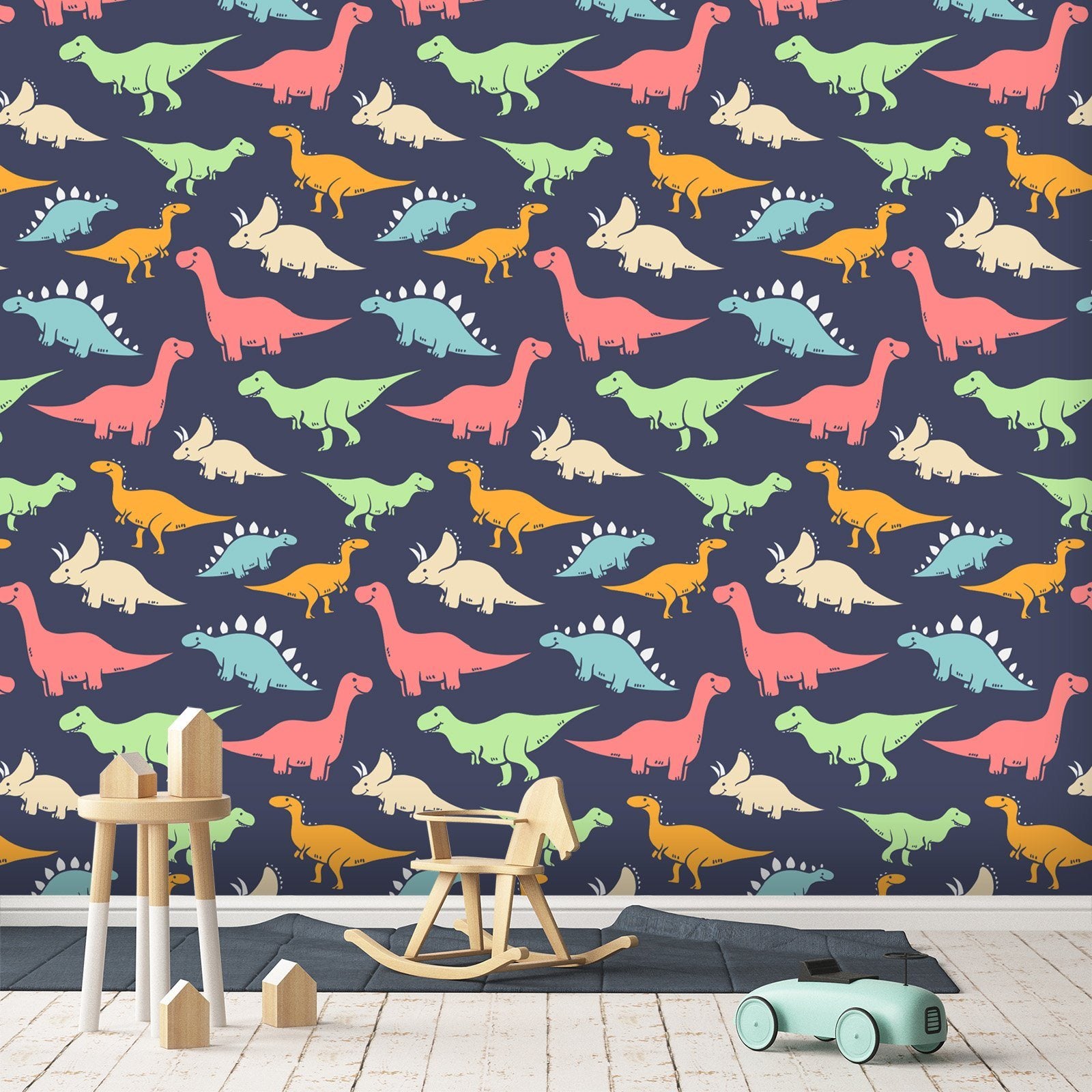 3D Colorful Cute Dinosaur 410 Wallpaper AJ Wallpaper 
