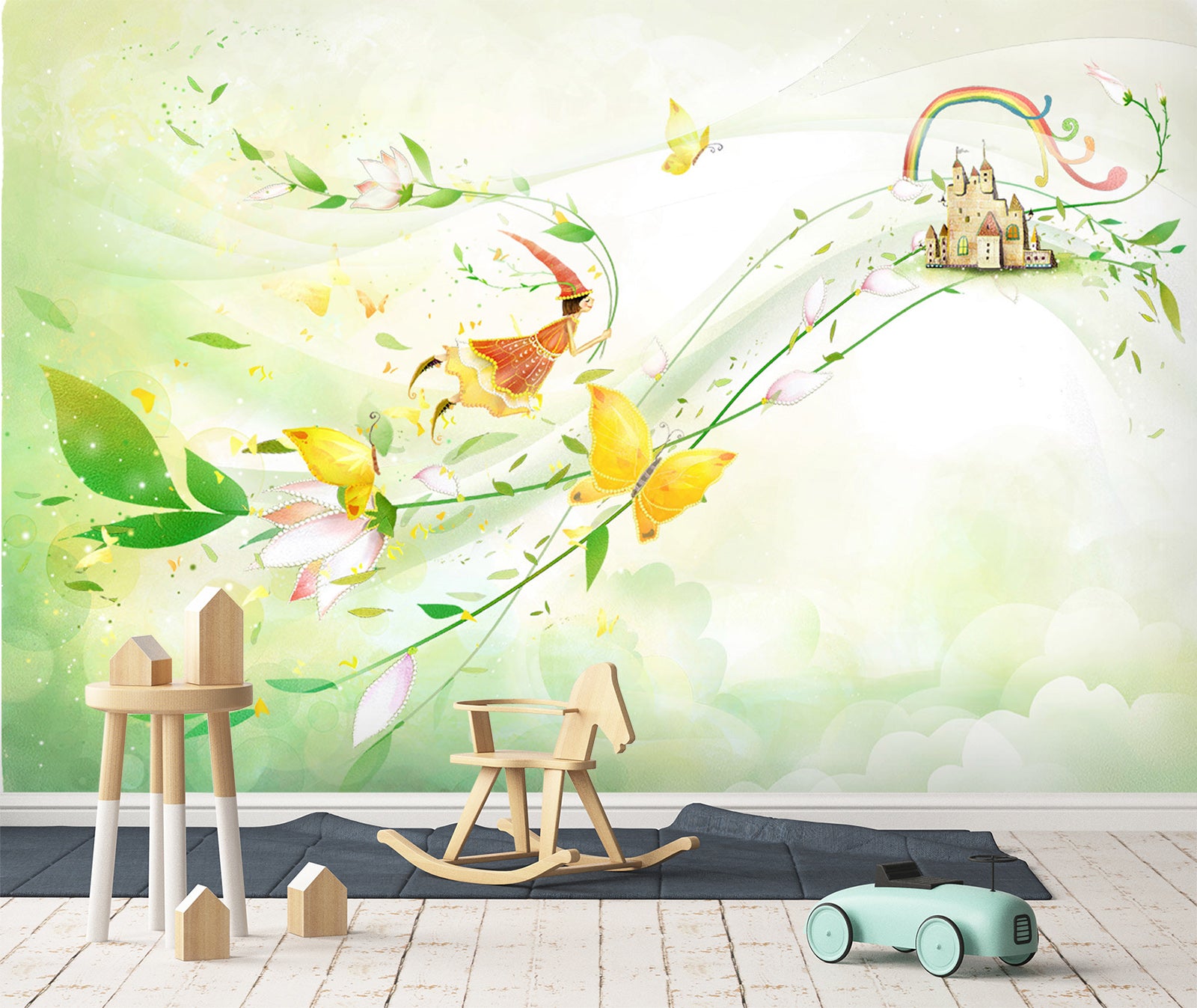 3D Flower Dream 1734 Wall Murals