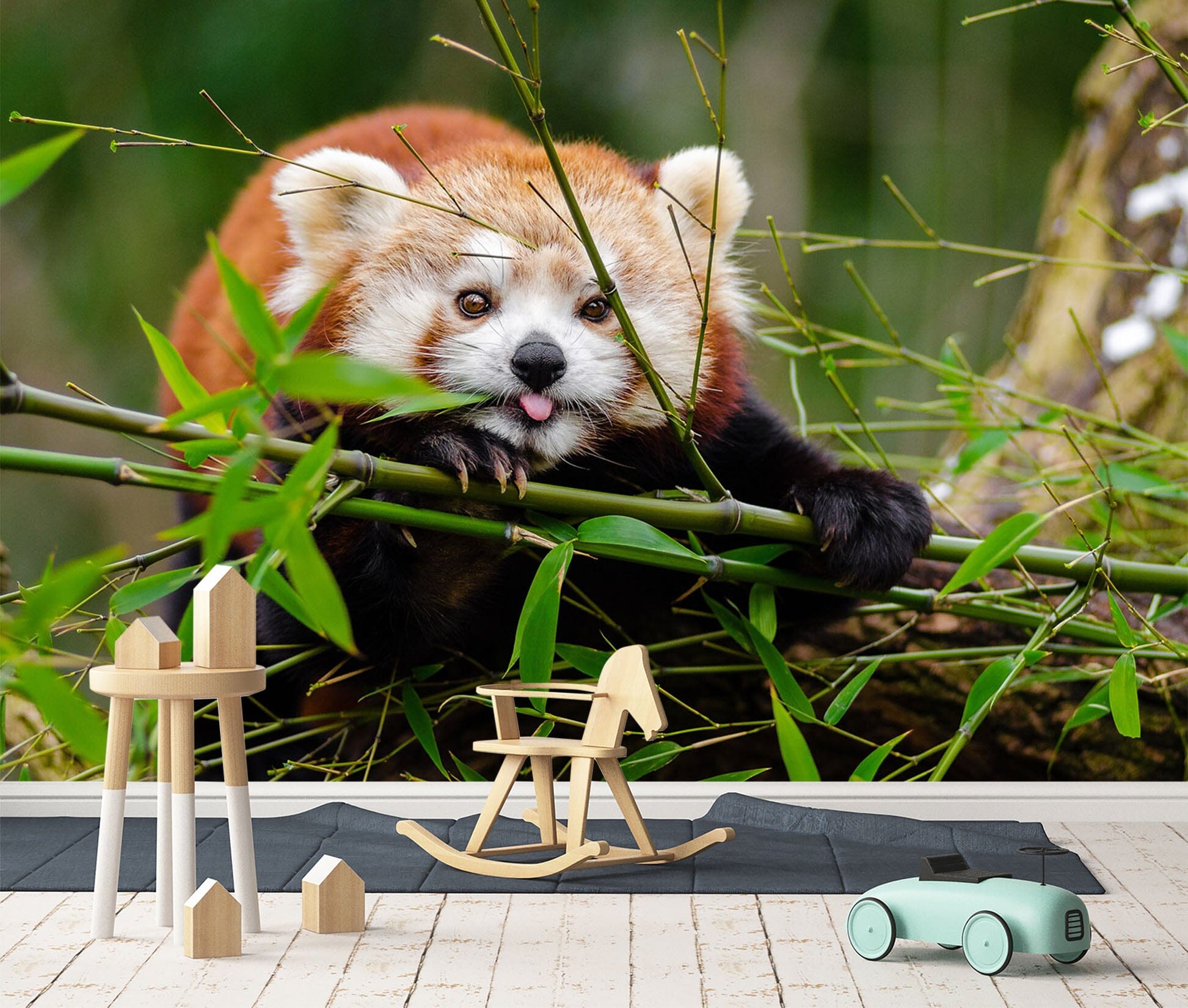 3D Red Panda 128 Wall Murals Wallpaper AJ Wallpaper 2 