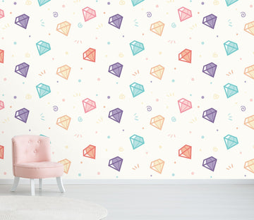 3D Colored Diamond 428 Wallpaper AJ Wallpaper 