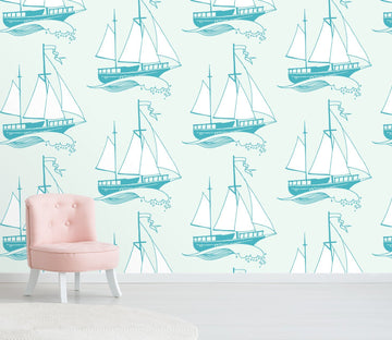 3D Lovely Boat 516 Wallpaper AJ Wallpaper 