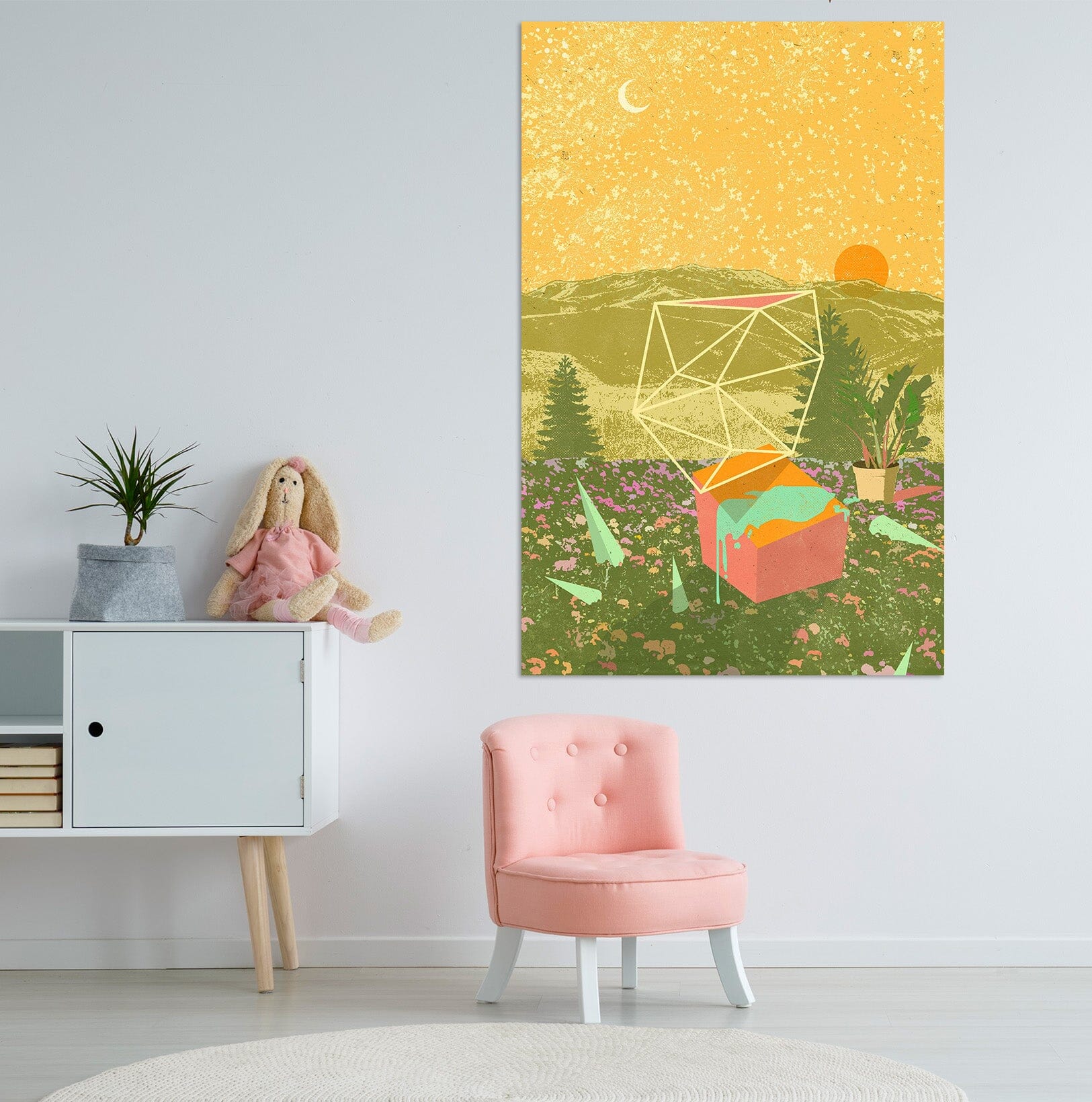 3D Sunny Garden 015 Showdeer Wall Sticker Wallpaper AJ Wallpaper 2 