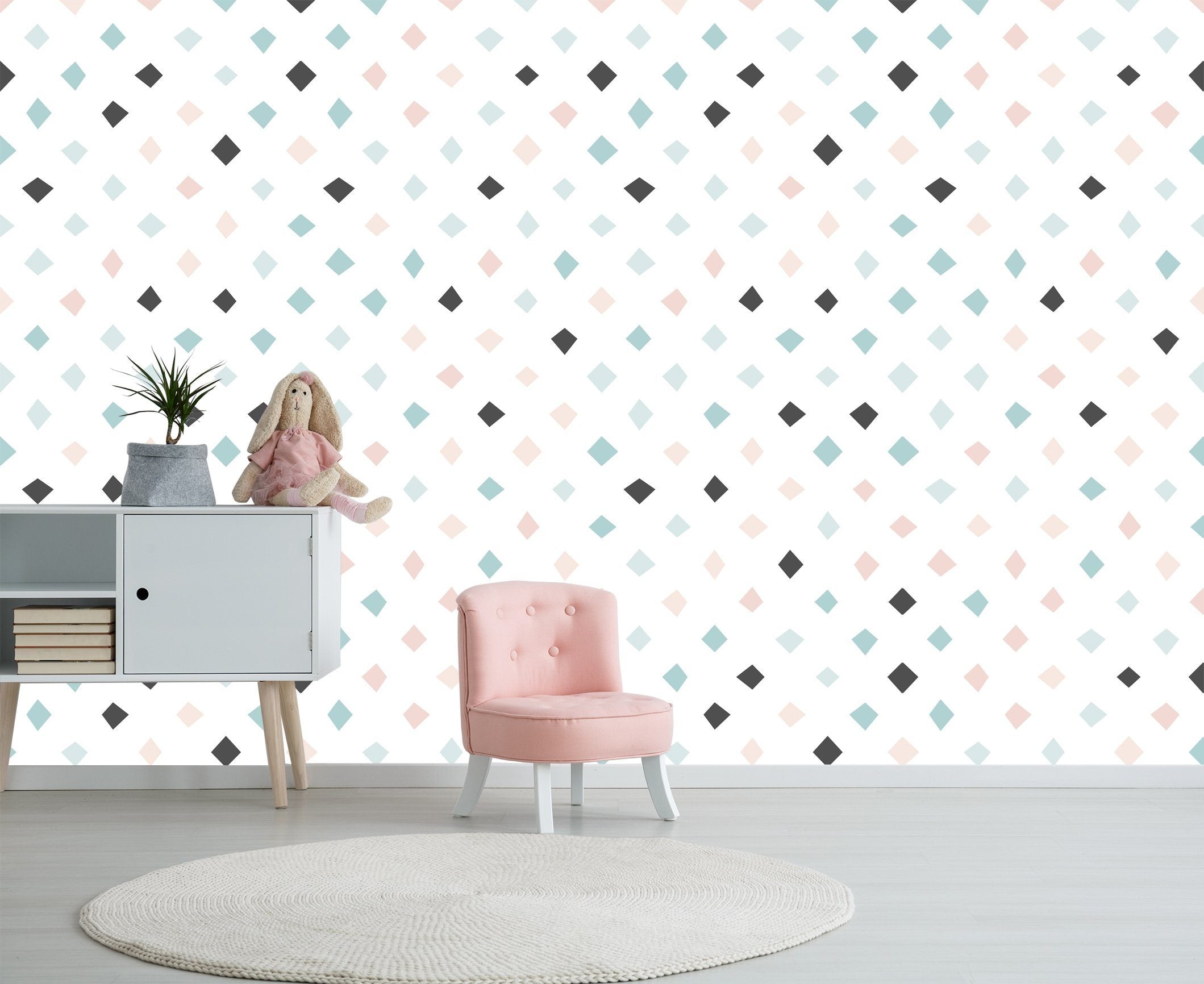 3D Quadrilateral Pattern 024 Wallpaper AJ Wallpaper 
