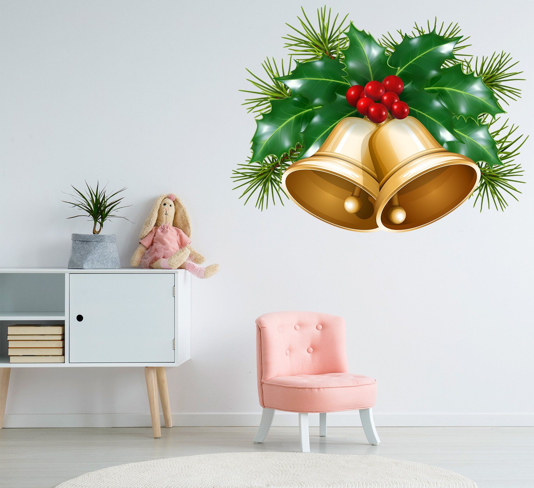 3D Bell Weed 06 Wall Stickers Wallpaper AJ Wallpaper 
