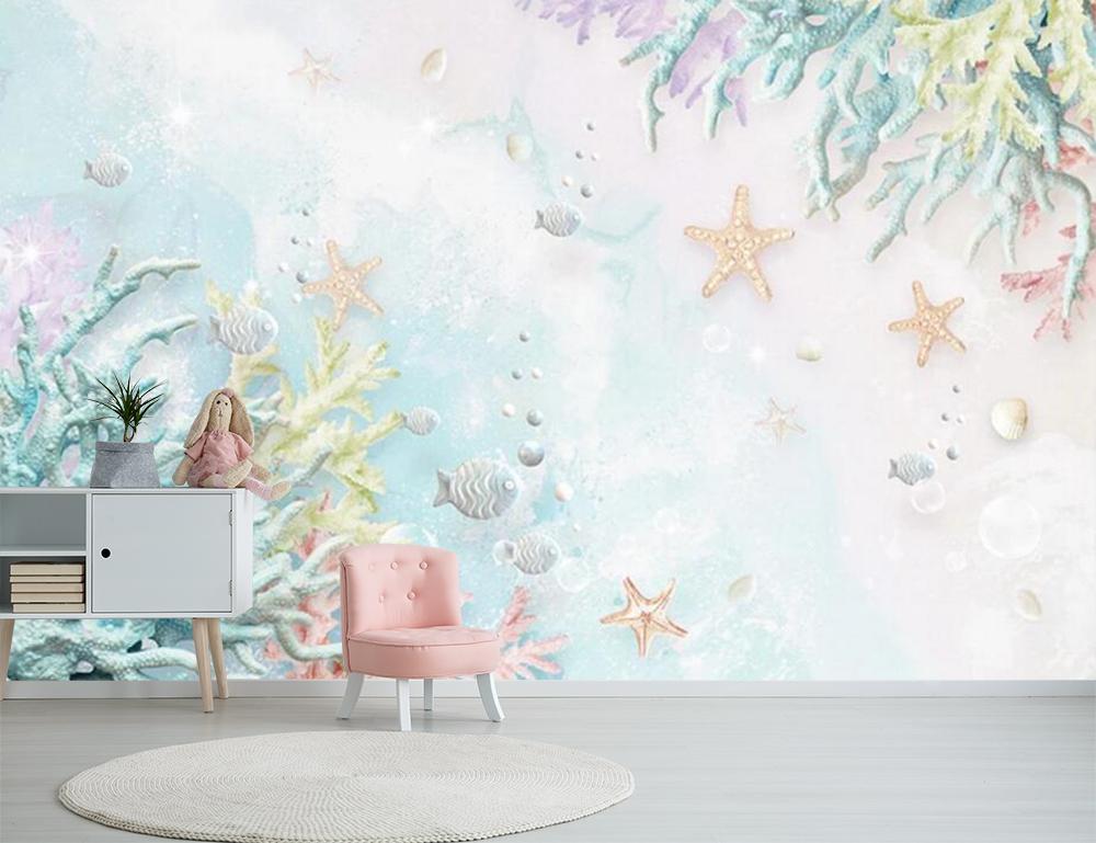3D Coral Starfish 078 Wallpaper AJ Wallpaper 
