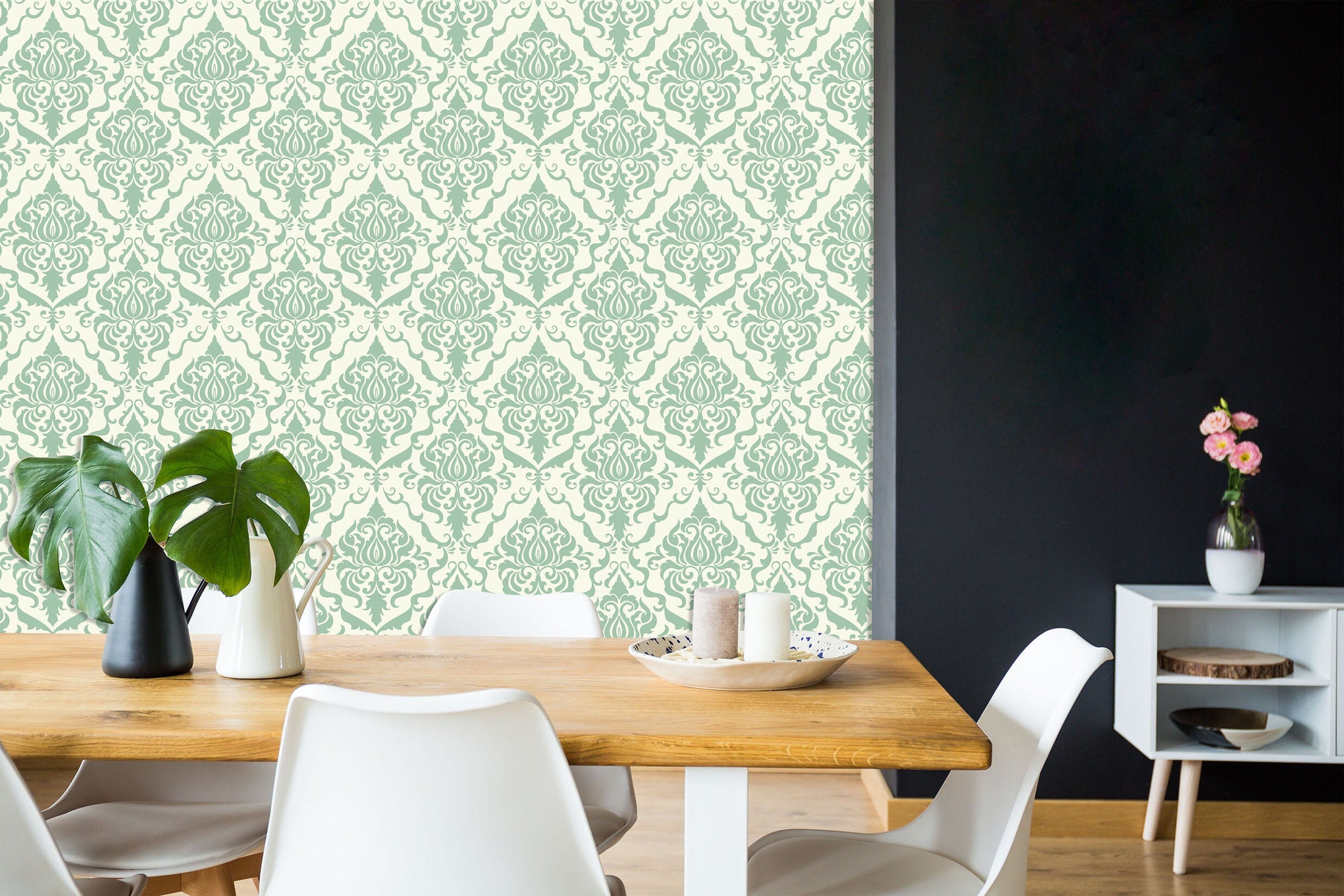 3D Green Pattern 329 Wallpaper AJ Wallpaper 2 