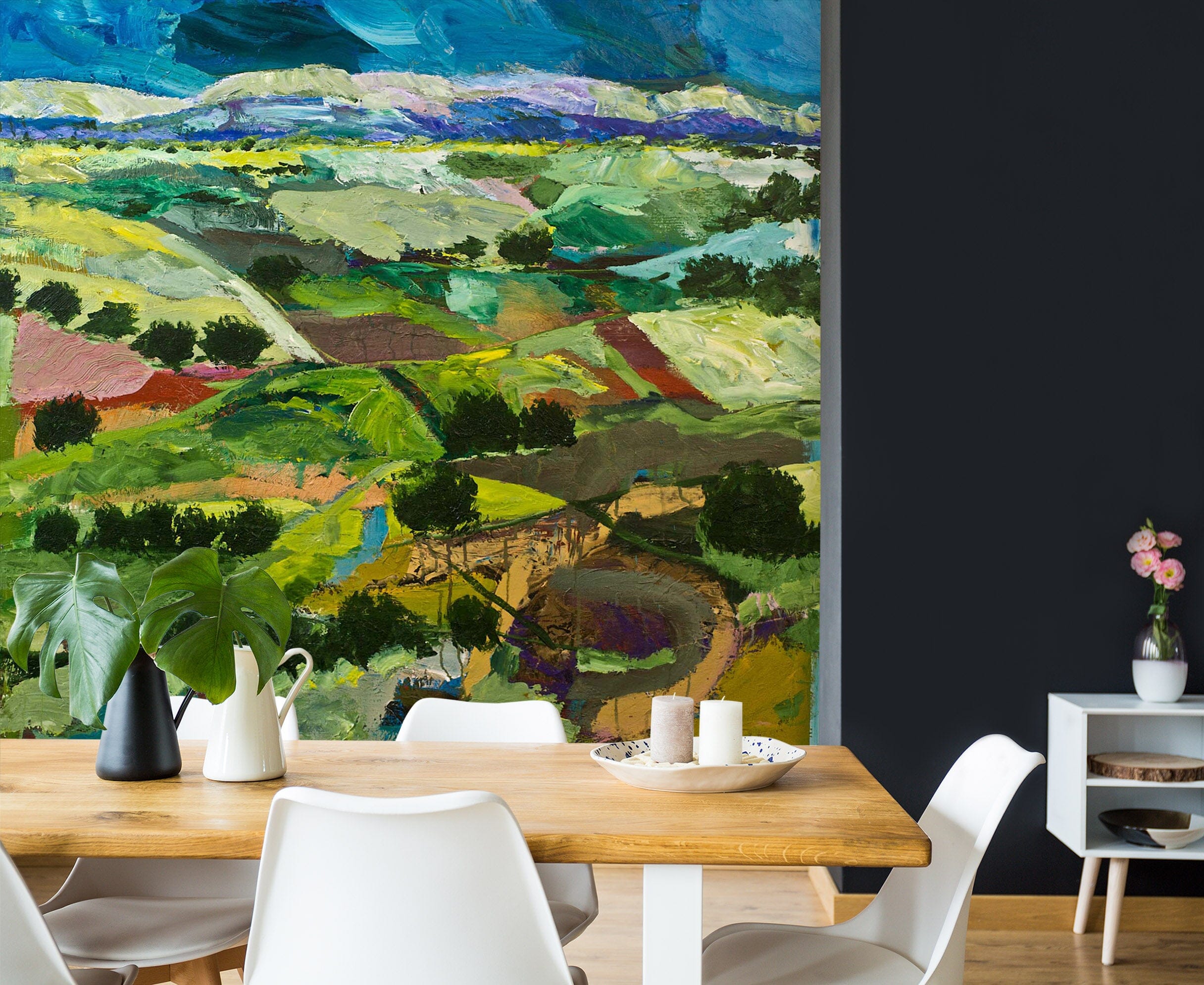 3D Green Hills 183 Allan P. Friedlander Wall Mural Wall Murals Wallpaper AJ Wallpaper 2 