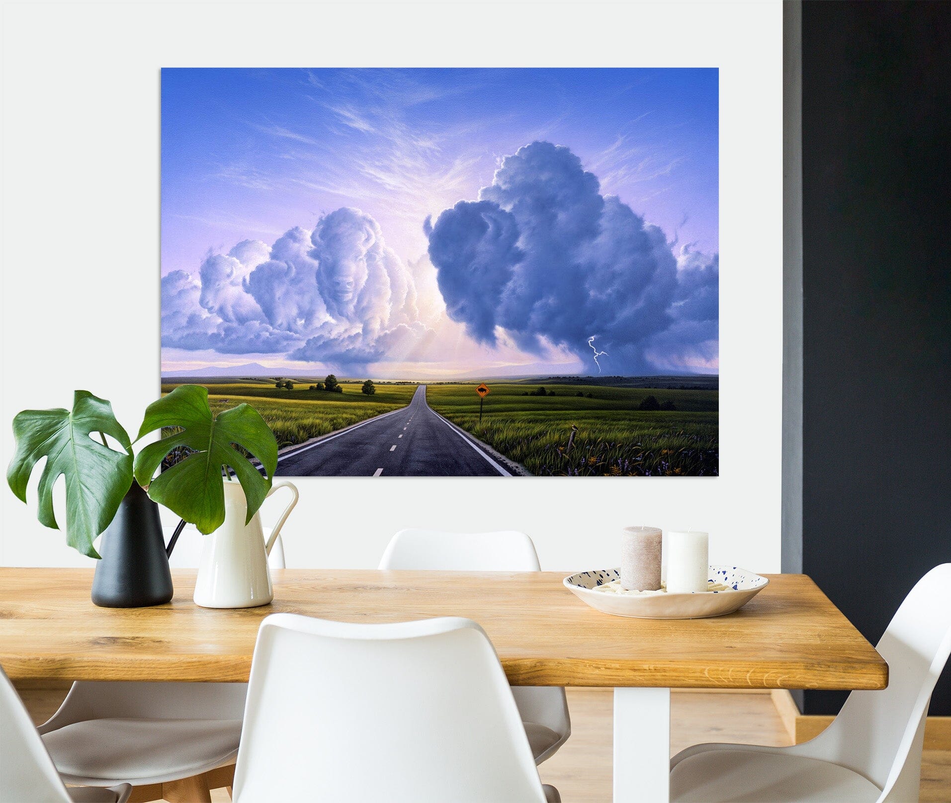 3D Buffalo Crossing 013 Jerry LoFaro Wall Sticker Wallpaper AJ Wallpaper 2 