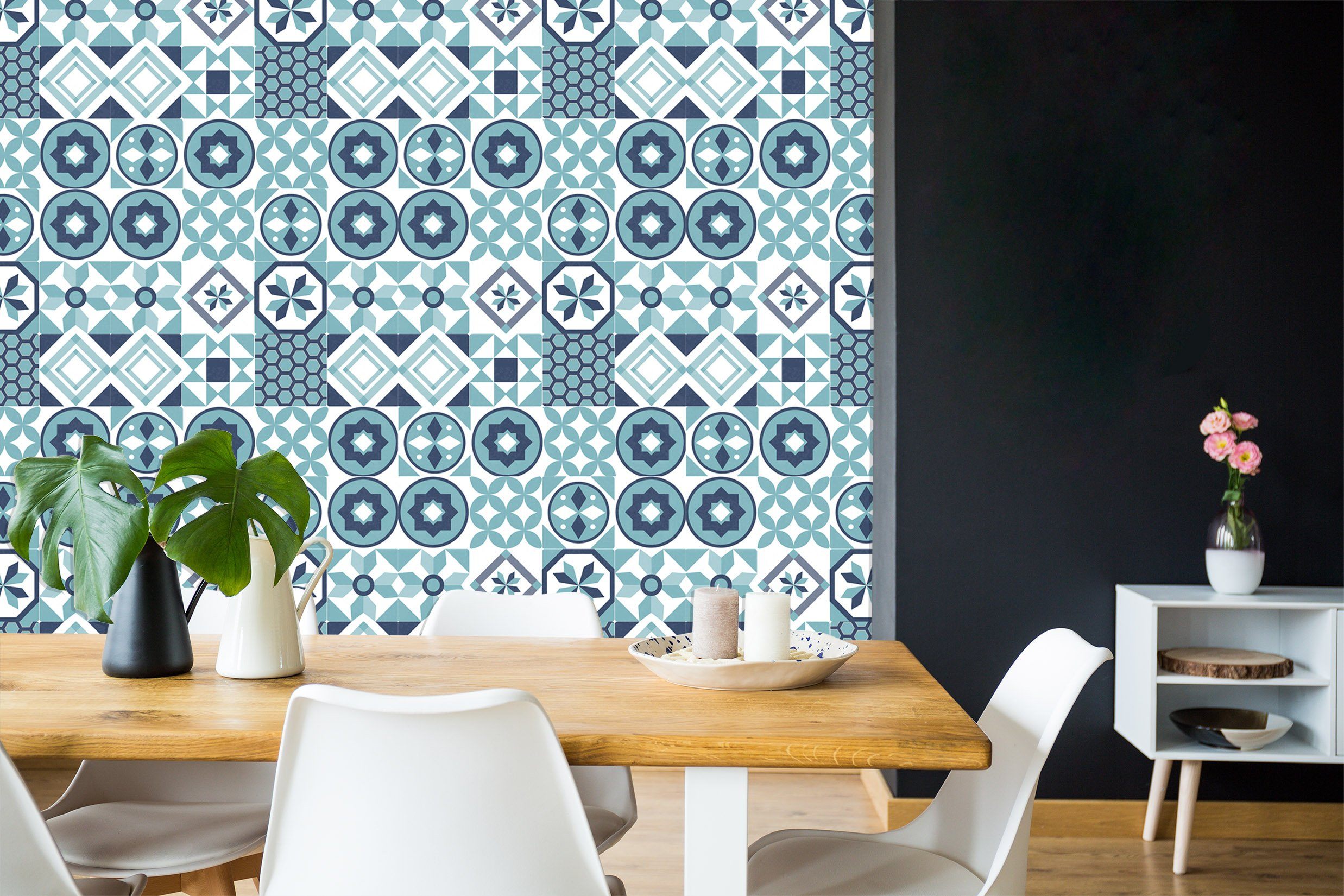 3D Various Blue Patterns 043 Wallpaper AJ Wallpaper 