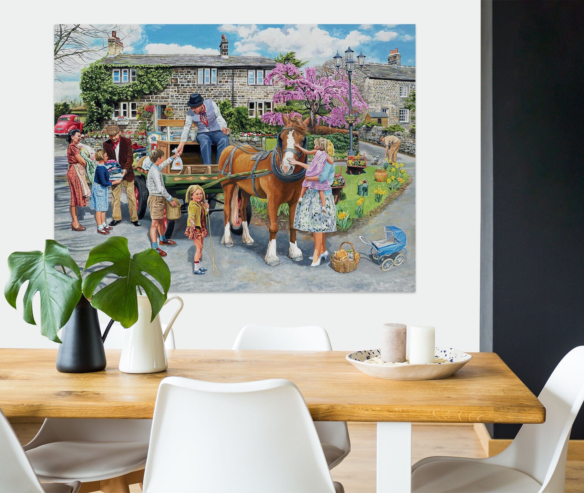 3D Petting The Horse 055 Trevor Mitchell Wall Sticker Wallpaper AJ Wallpaper 2 