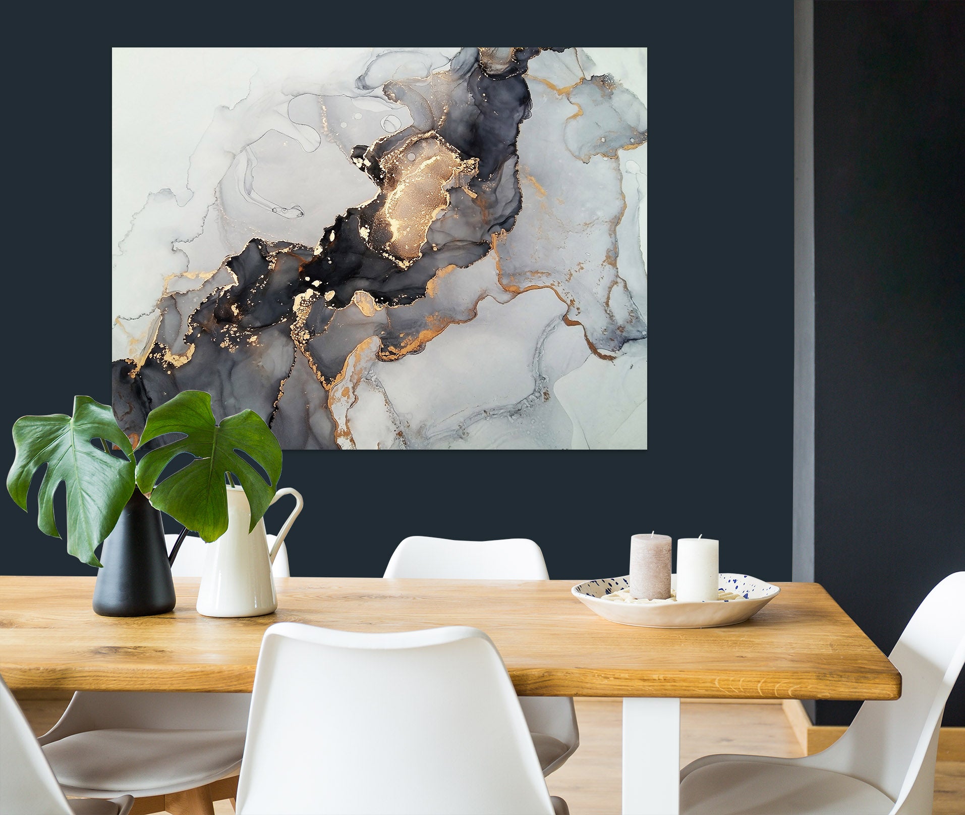 3D Abstract Ink 1098 Wall Sticker