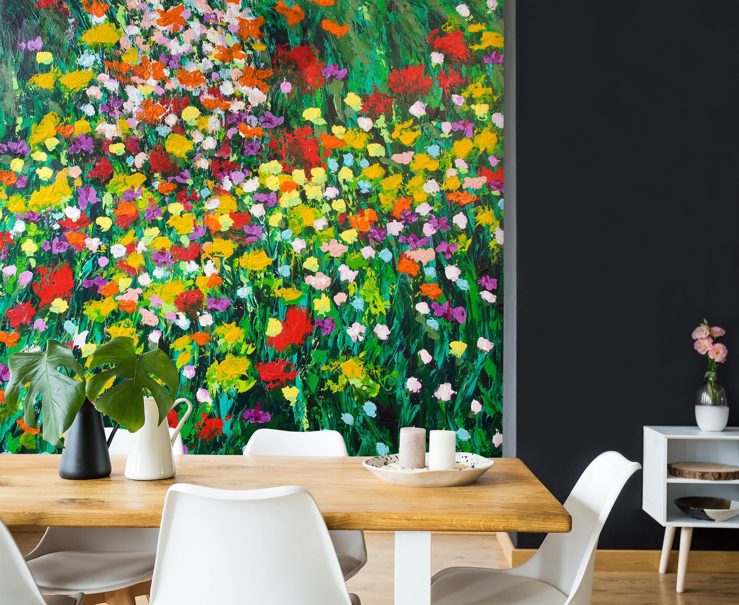 3D Wildflowers Bloom 102 Allan P. Friedlander Wall Mural Wall Murals Wallpaper AJ Wallpaper 2 