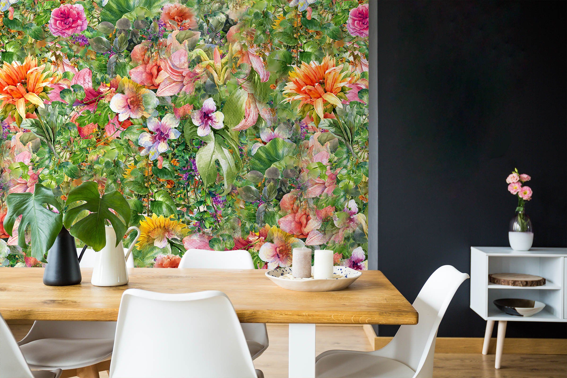 3D Bright Plants Flower 25 Wall Murals Wallpaper AJ Wallpaper 2 