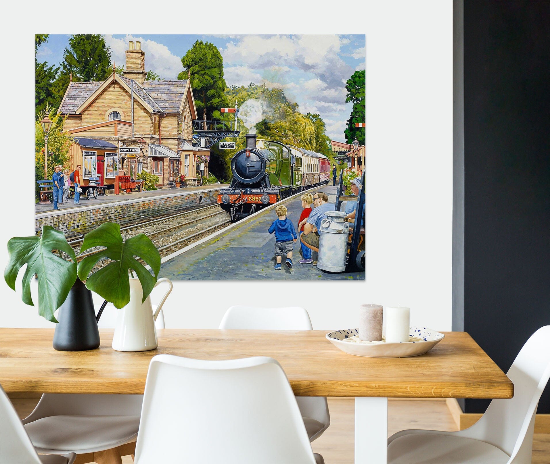 3D City Train 037 Trevor Mitchell Wall Sticker Wallpaper AJ Wallpaper 2 