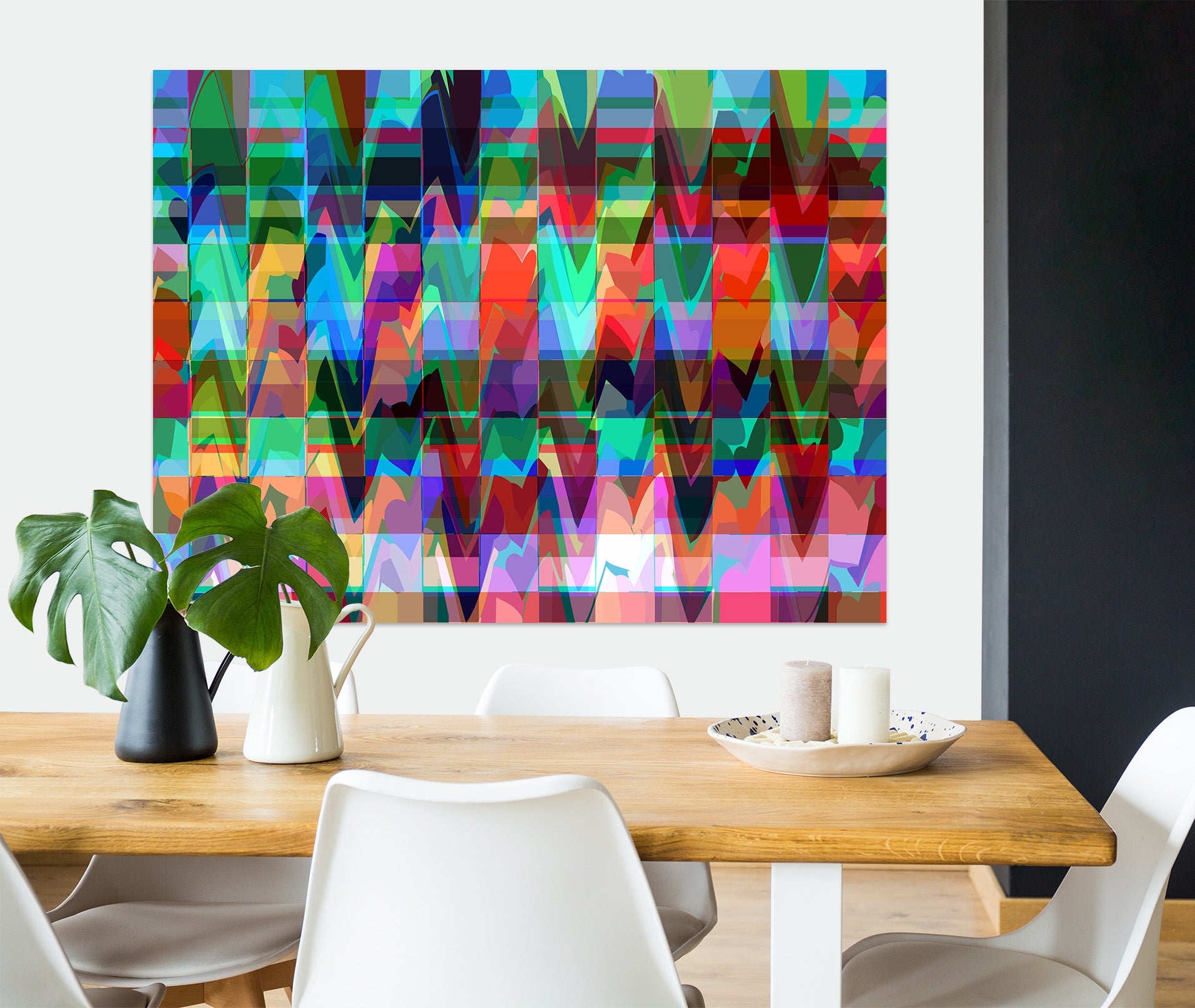 3D Color Waves 70149 Shandra Smith Wall Sticker