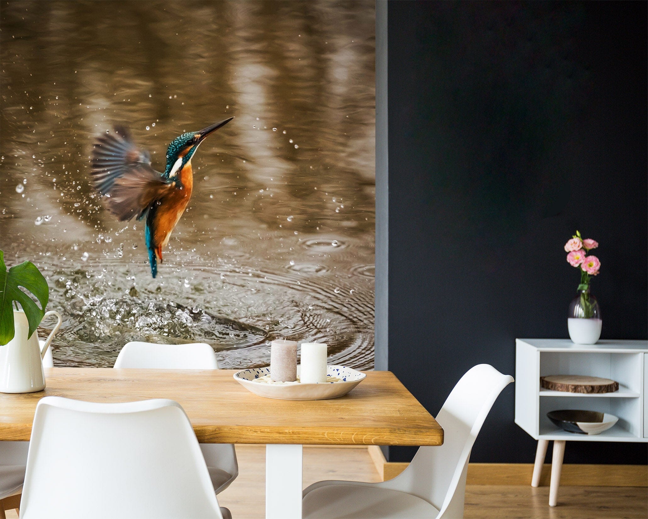 3D Kingfisher Lake 161 Wall Murals Wallpaper AJ Wallpaper 2 