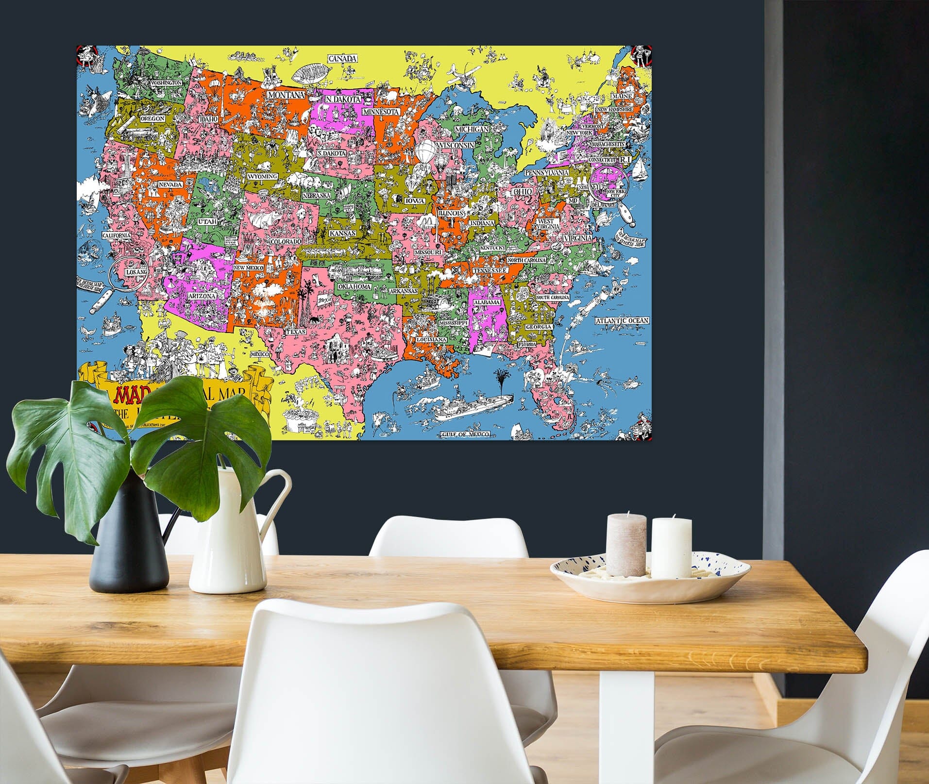 3D Painted Pattern 106 World Map Wall Sticker Wallpaper AJ Wallpaper 2 