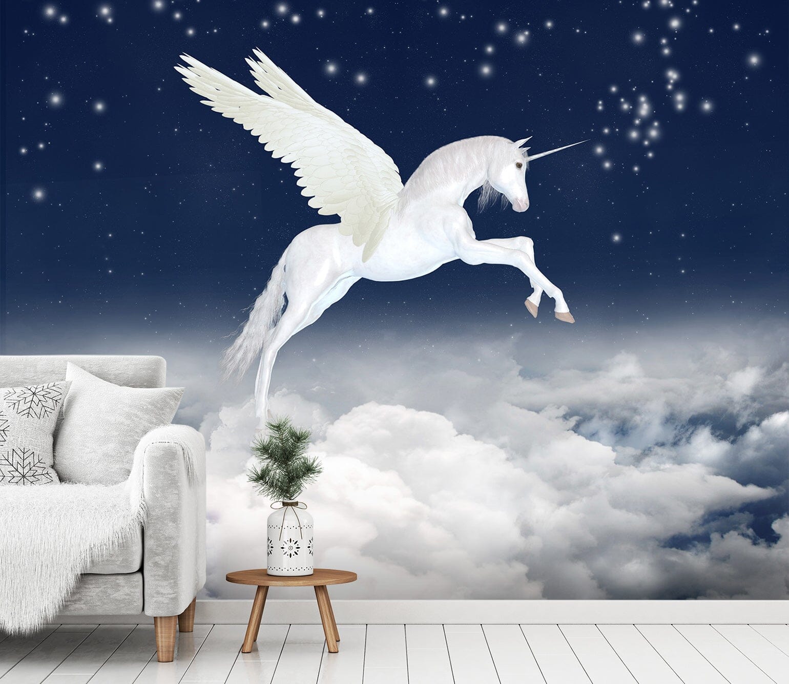 3D Winged Unicorn 1528 Wall Murals Wallpaper AJ Wallpaper 2 