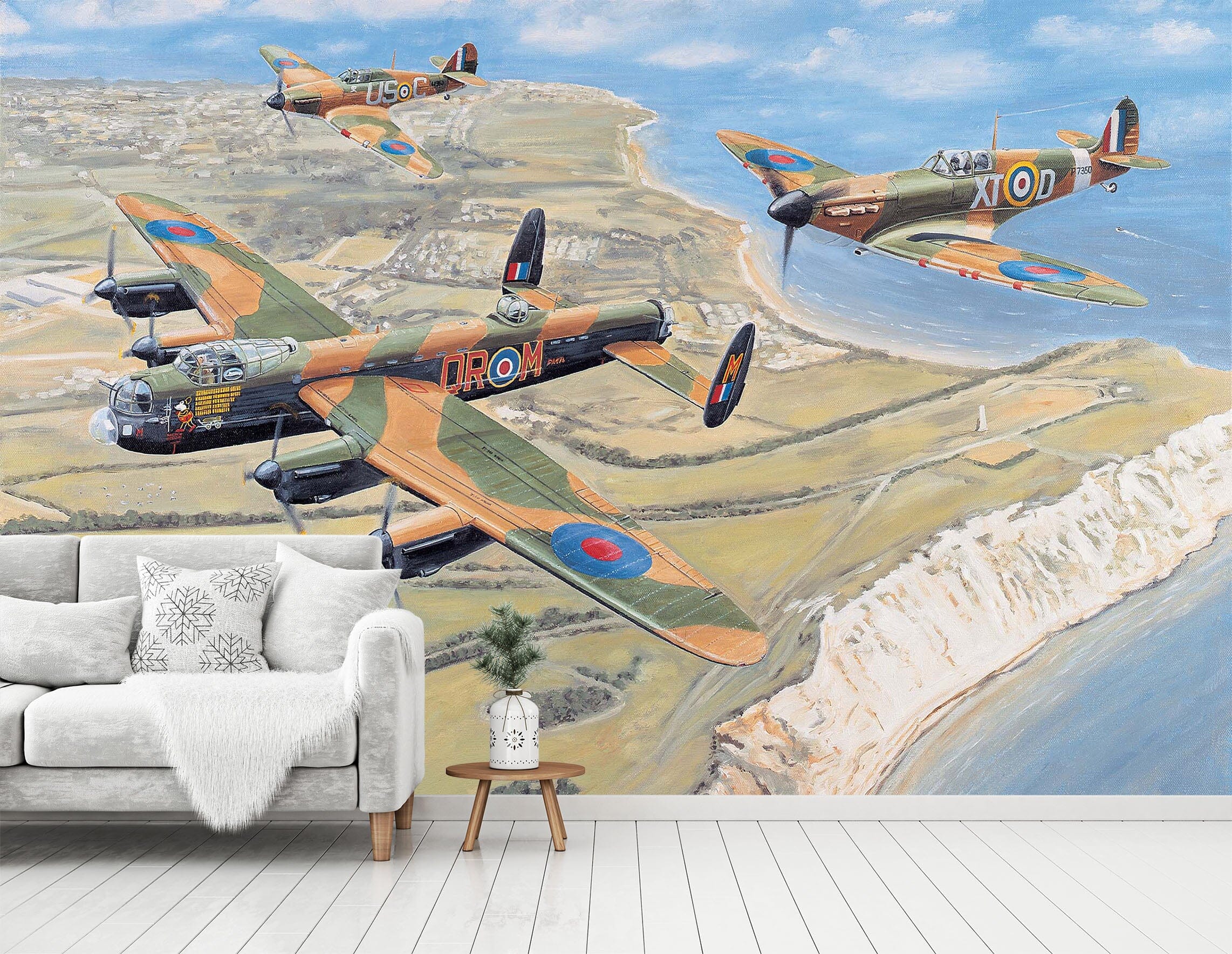 3D Military Aircraft 1007 Trevor Mitchell Wall Mural Wall Murals Wallpaper AJ Wallpaper 2 