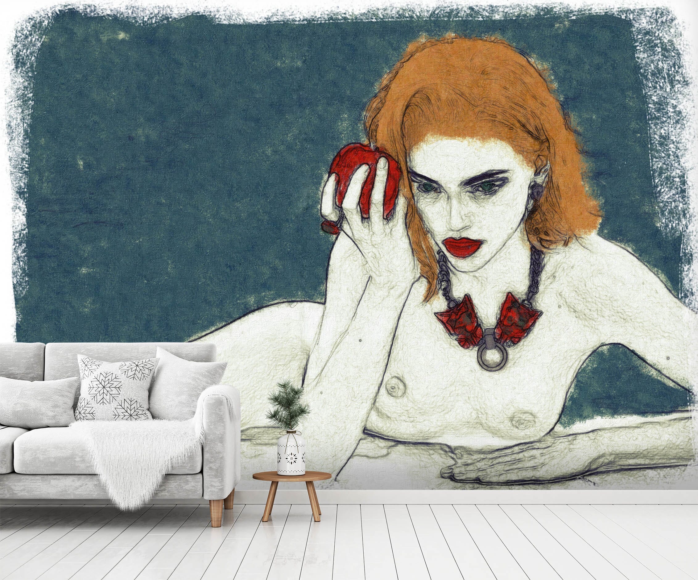 3D Long Hair Girl 1419 Marco Cavazzana Wall Mural Wall Murals Wallpaper AJ Wallpaper 2 