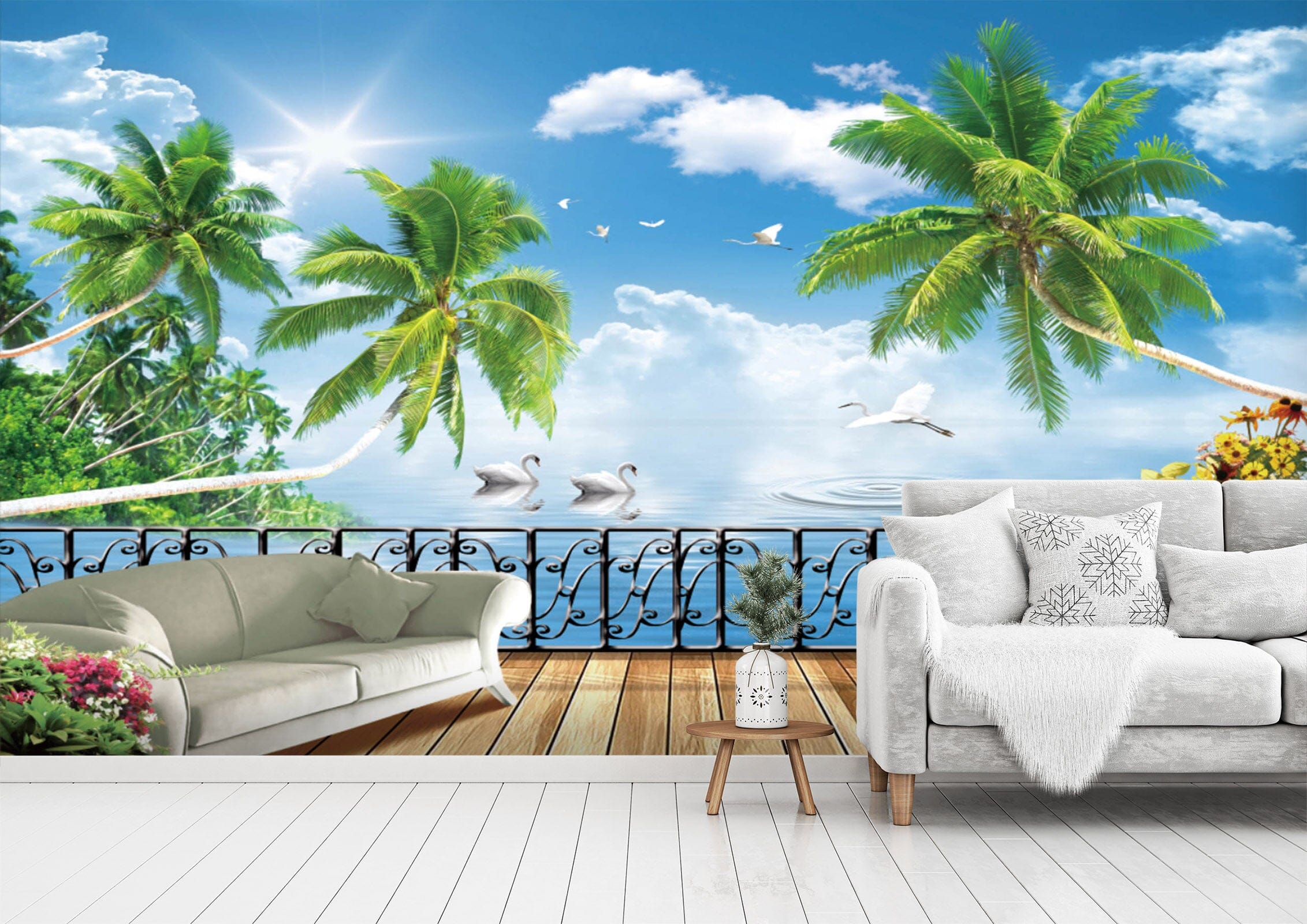 3D Clear Sky 1416 Wall Murals Wallpaper AJ Wallpaper 2 
