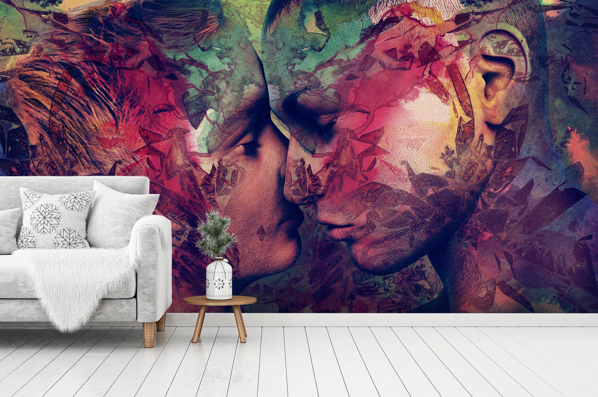 3D Graffiti Love 1406 Marco Cavazzana Wall Mural Wall Murals Wallpaper AJ Wallpaper 2 
