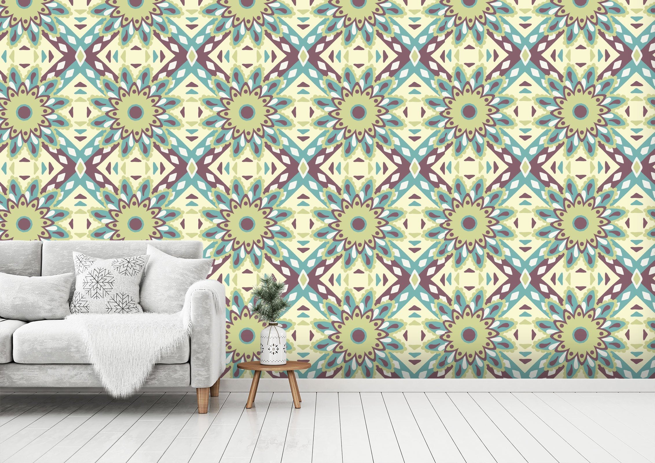 3D Large Flower Pattern 244 Wallpaper AJ Wallpaper 