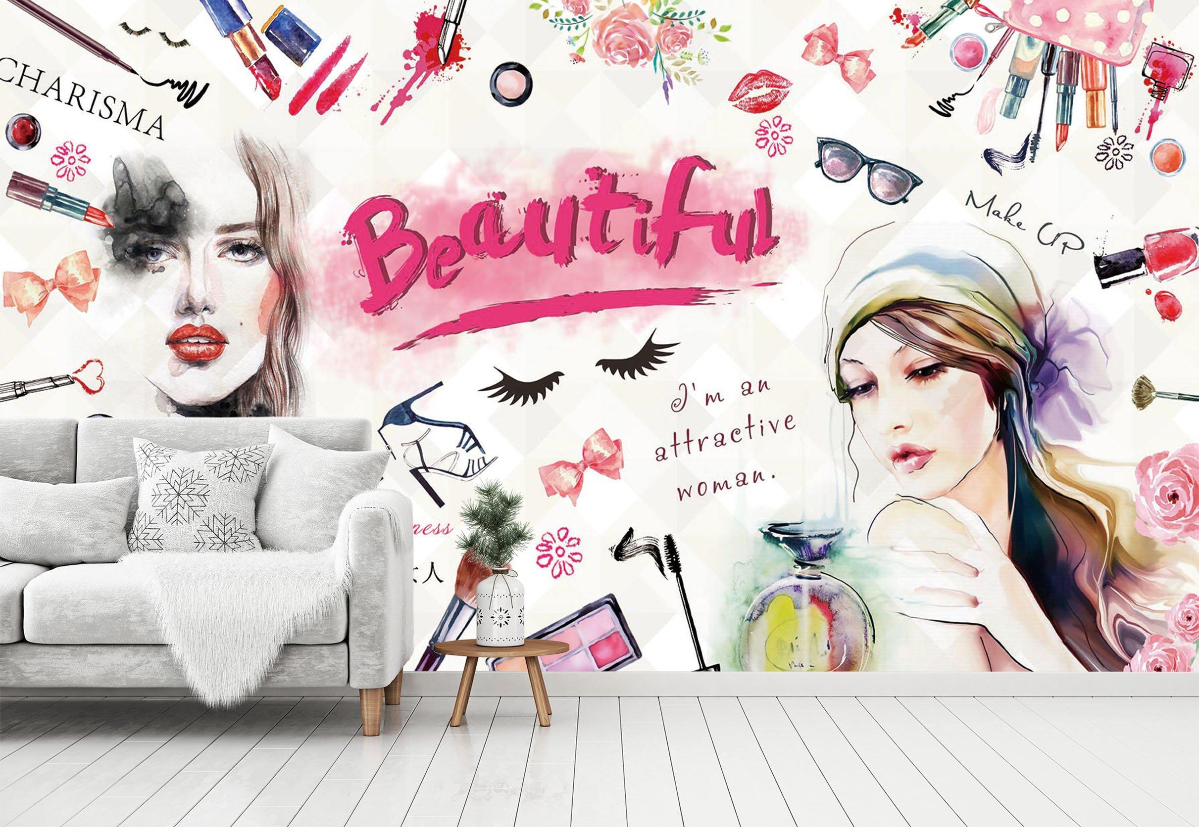 3D Girl Cosmetics 561 Wallpaper AJ Wallpaper 2 