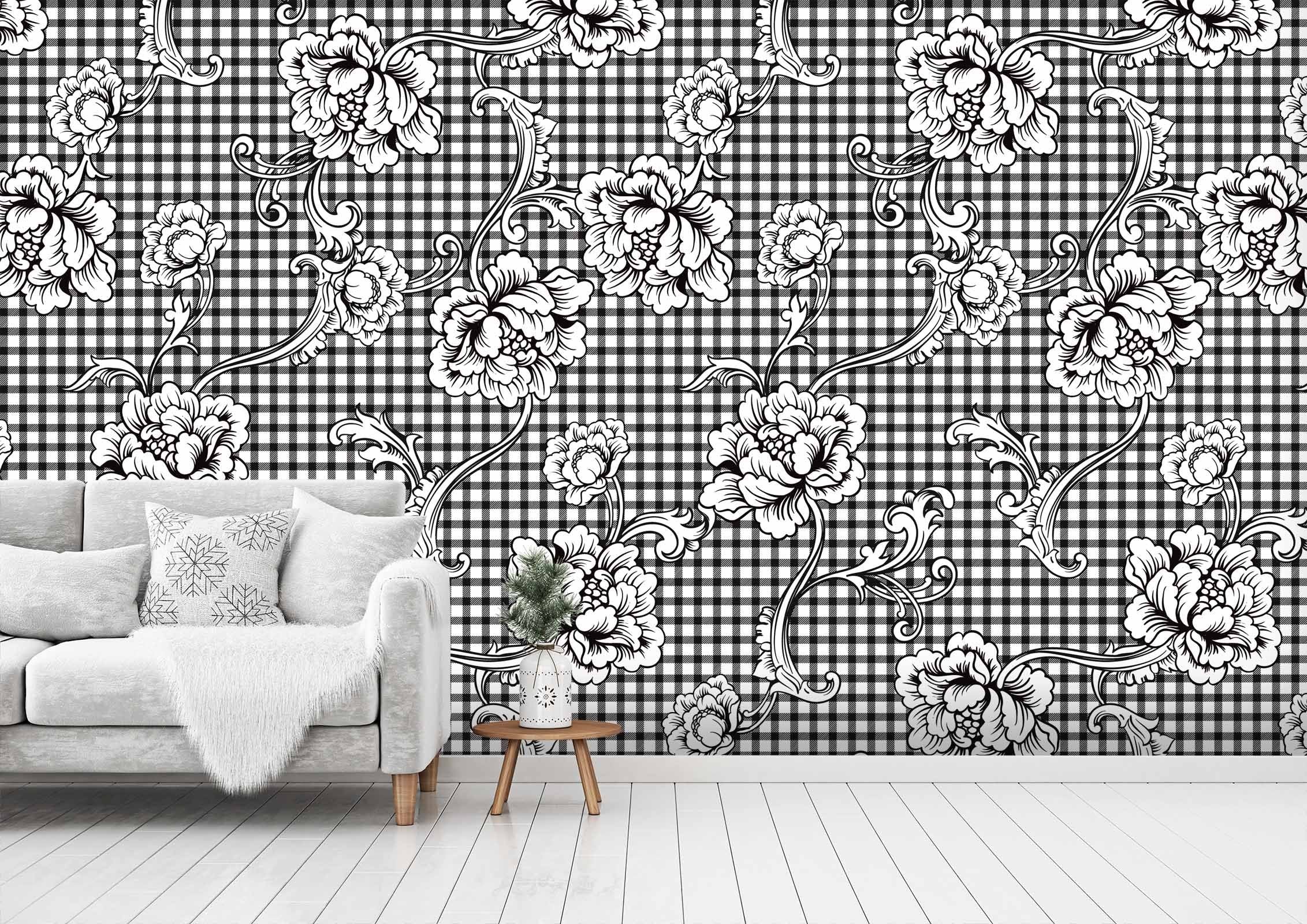 3D Flower Square 316 Wallpaper AJ Wallpaper 