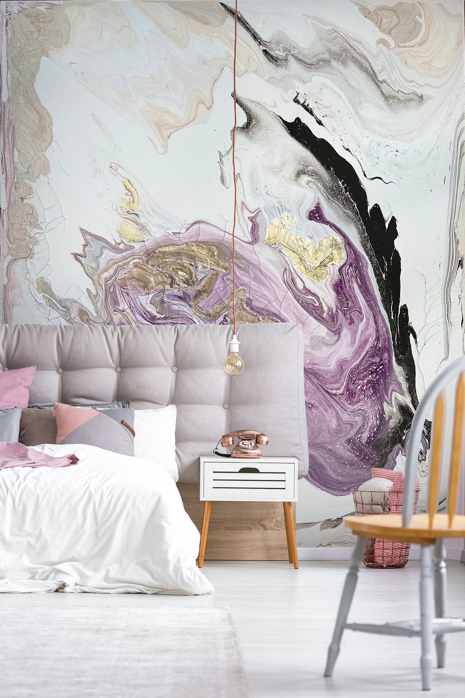3D Purple Texture 3116 Skromova Marina Wall Mural Wall Murals